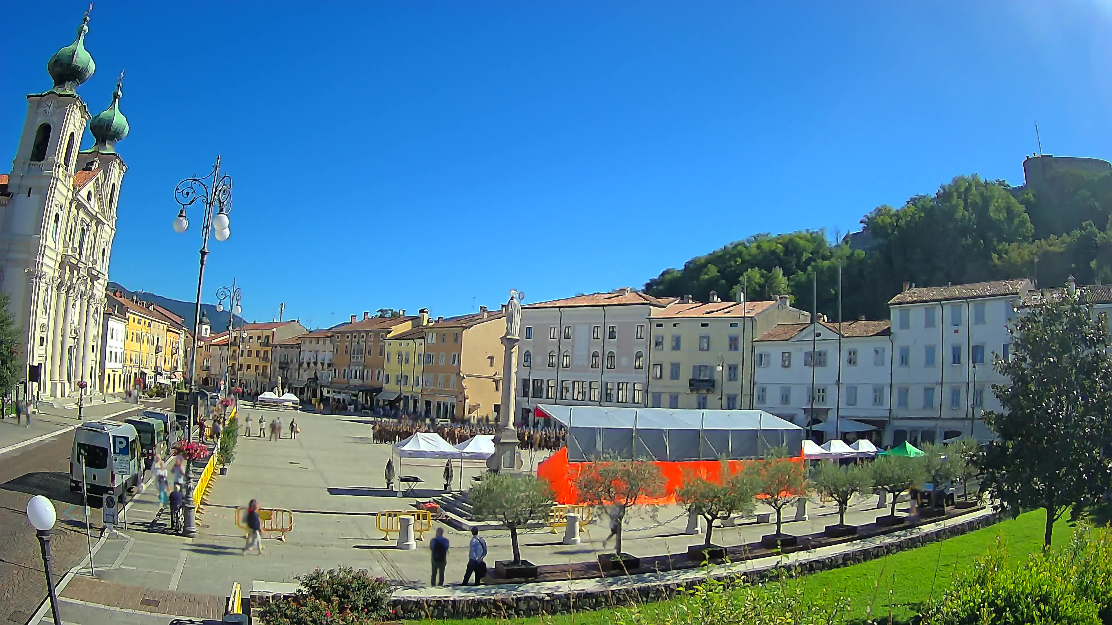 Webcam Gorizia Vittoria square – Church of st. Ignazio