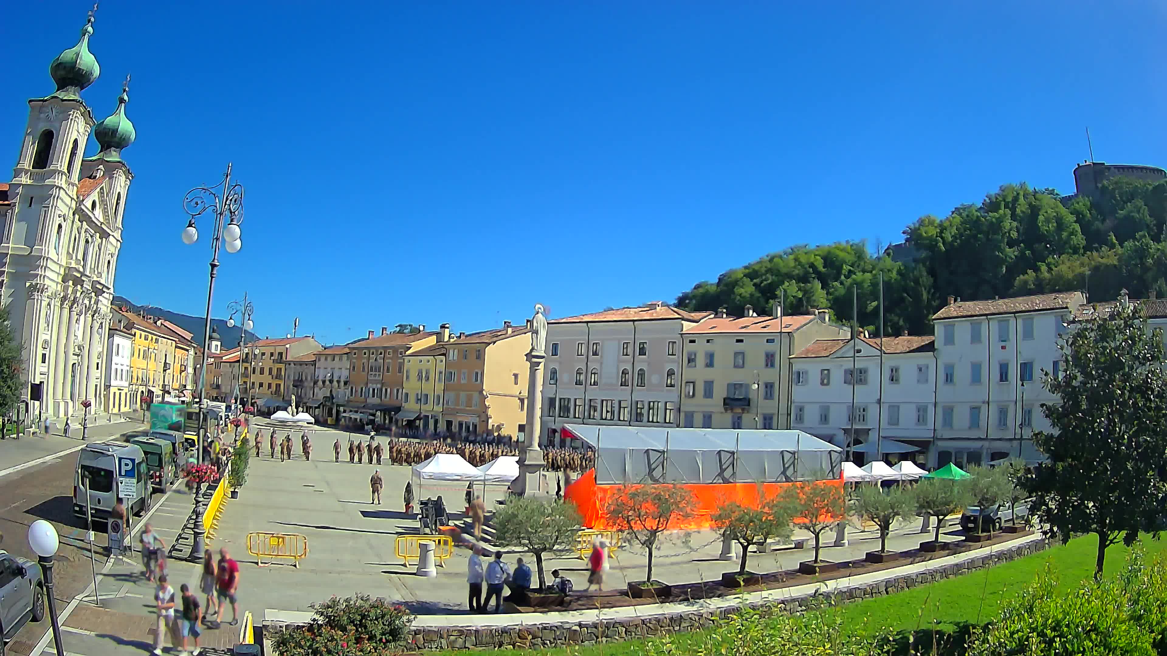 Webcam Gorizia Vittoria square – Church of st. Ignazio