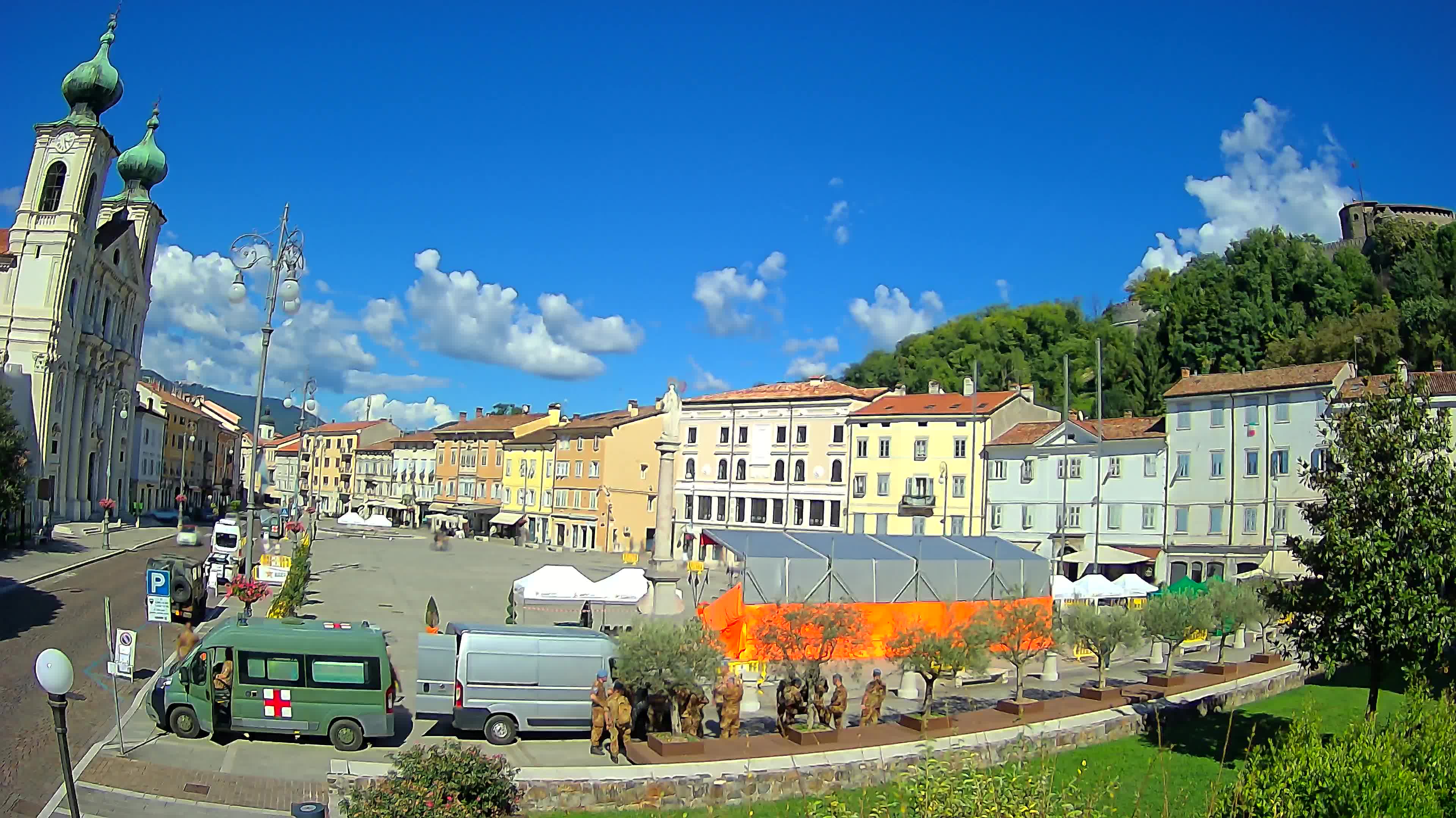 Webcam Gorizia Vittoria square – Church of st. Ignazio