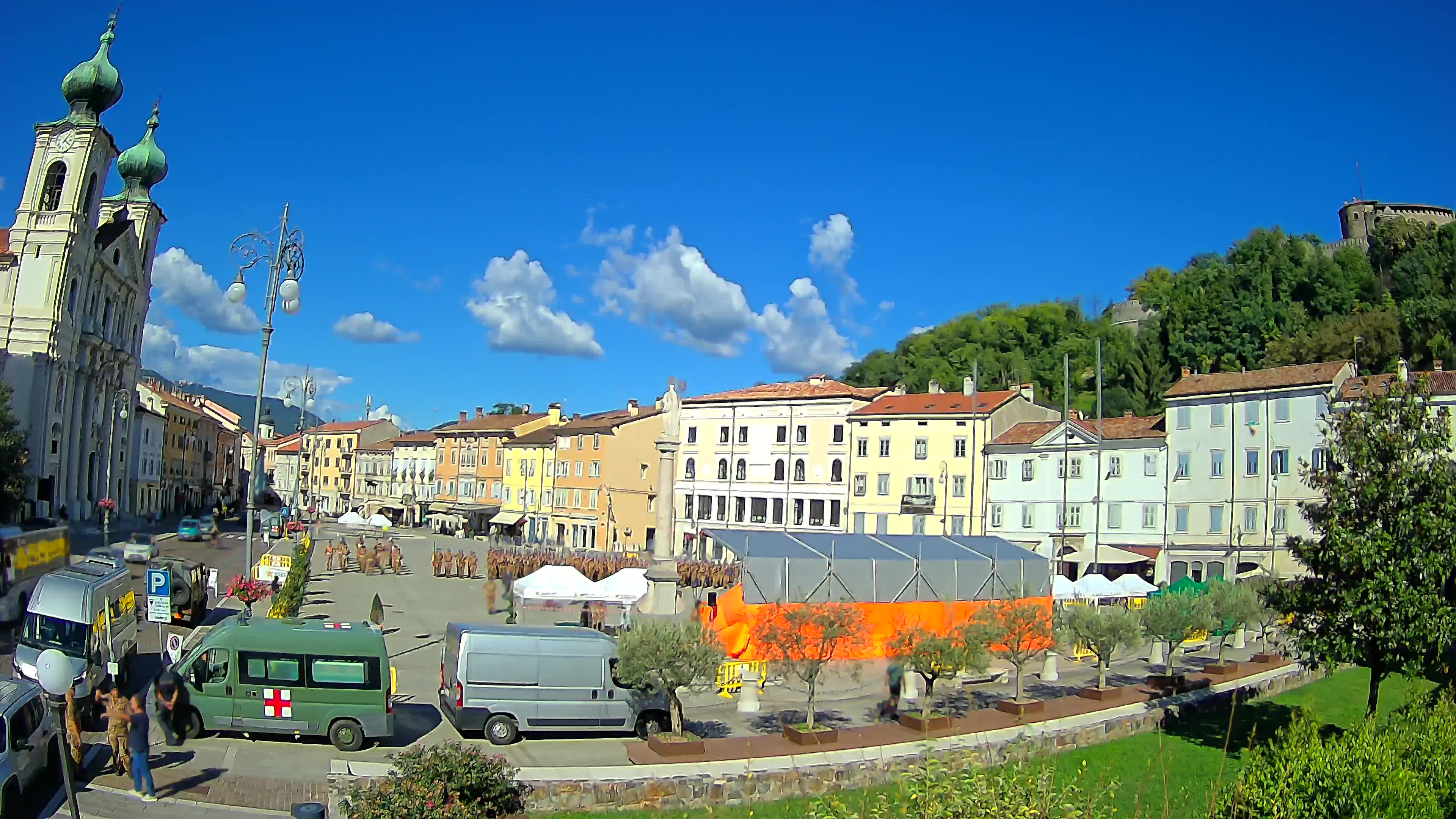 Webcam Gorizia Vittoria square – Church of st. Ignazio