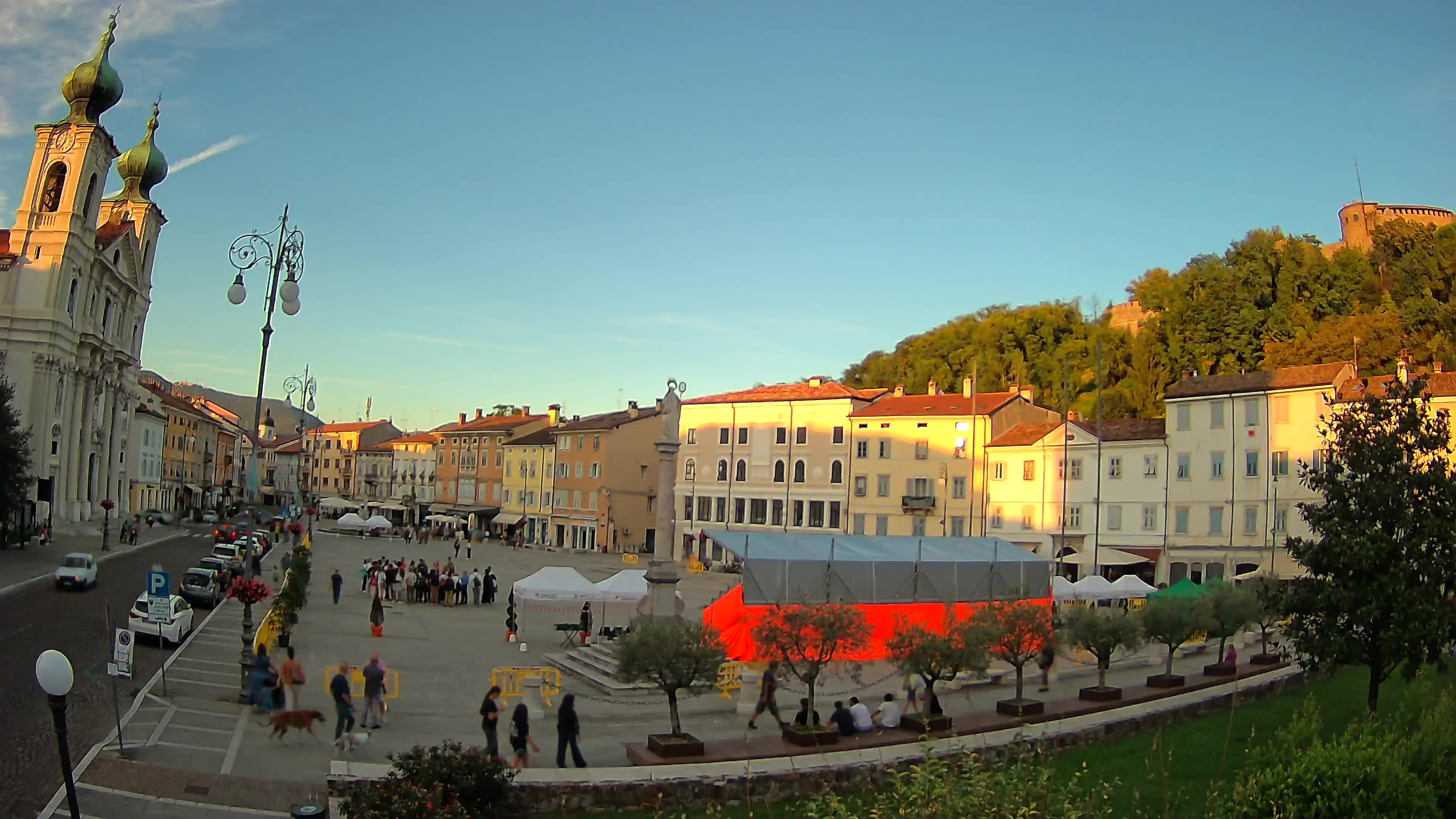 Webcam Gorizia Vittoria square – Church of st. Ignazio