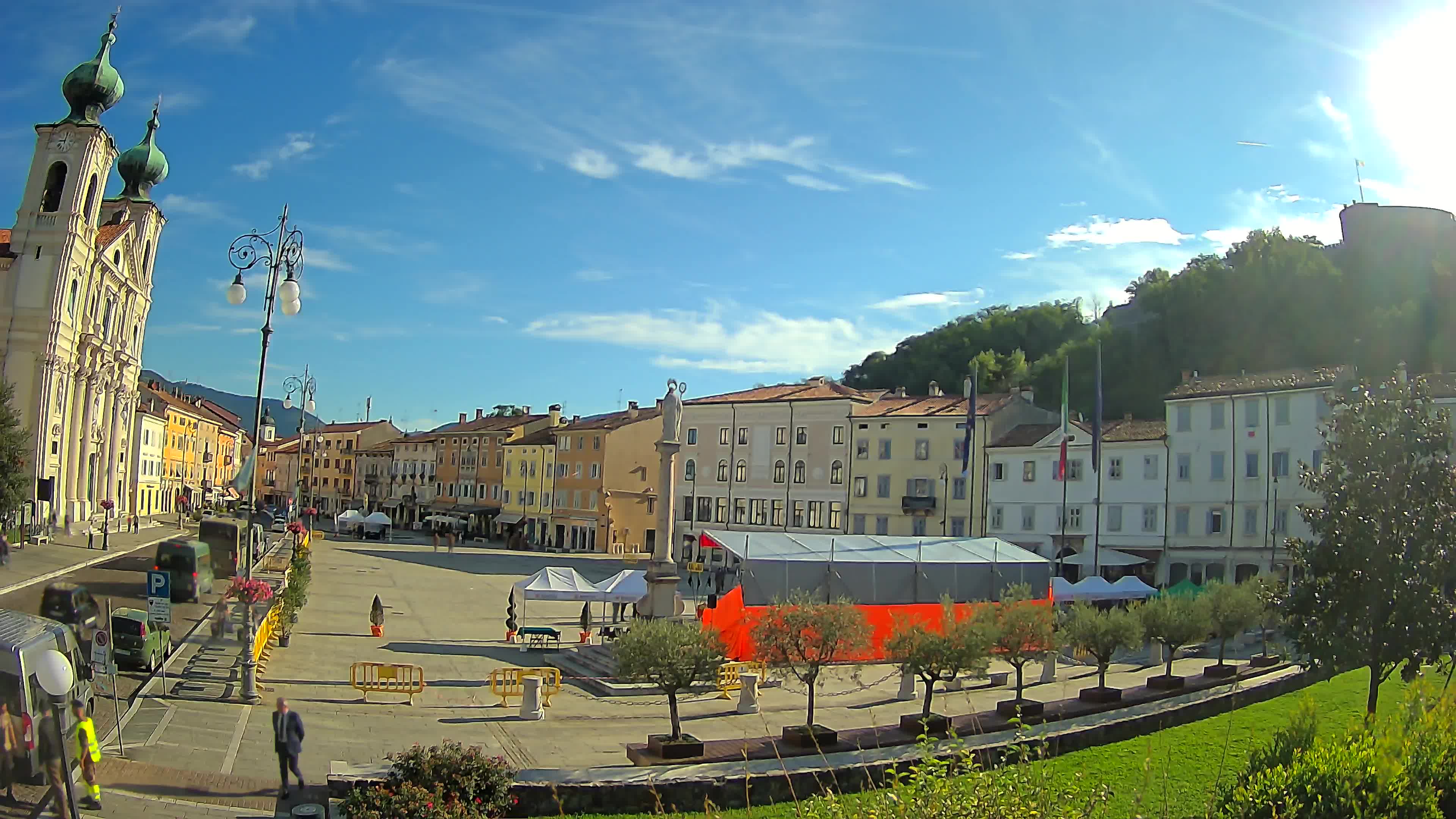 Webcam Gorizia Vittoria square – Church of st. Ignazio
