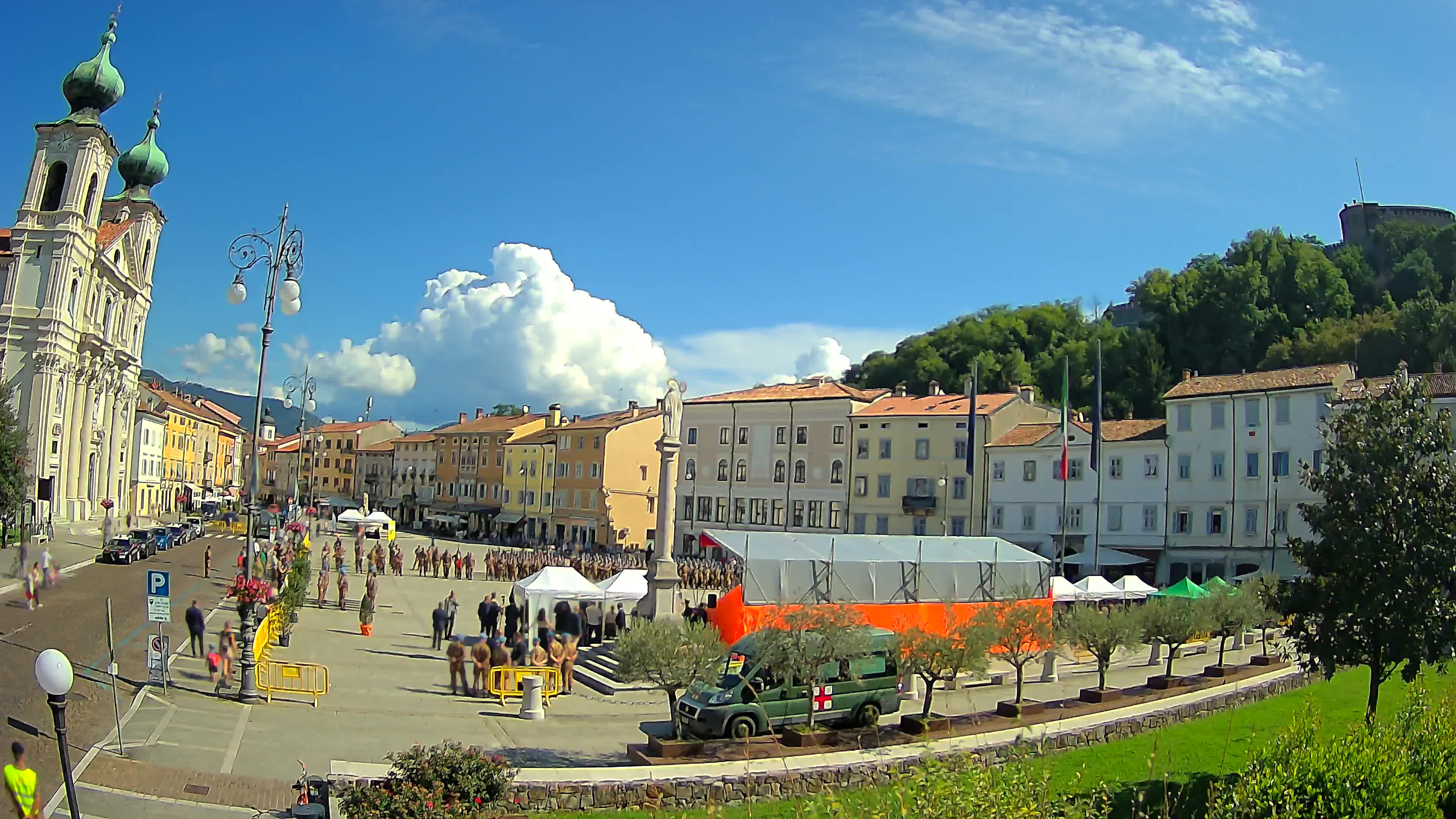 Webcam Gorizia Vittoria square – Church of st. Ignazio