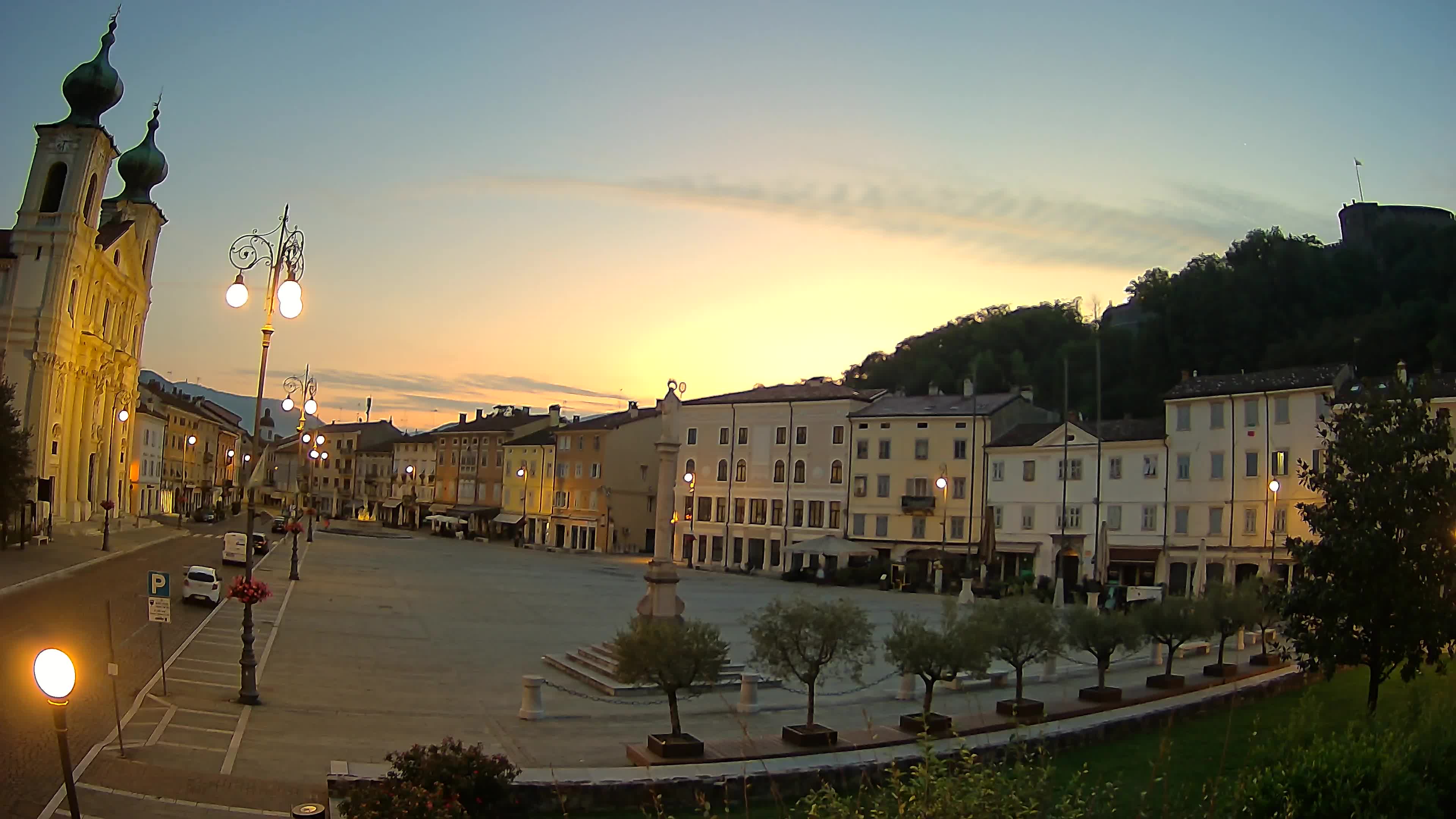 Webcam Gorizia Vittoria square – Church of st. Ignazio