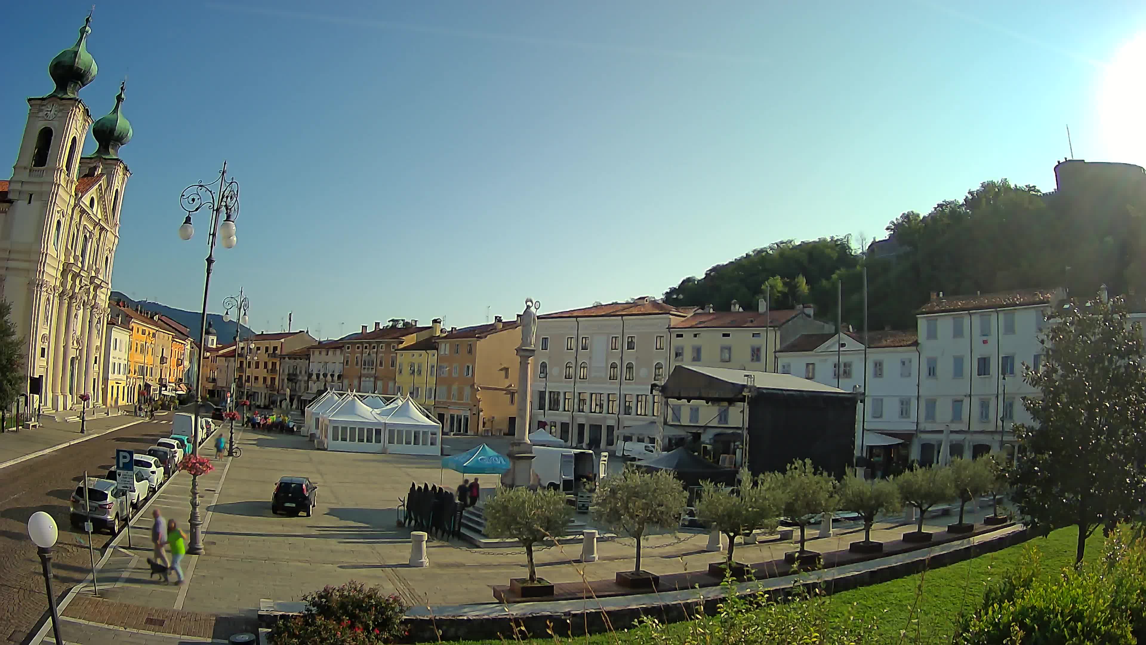 Webcam Gorizia Vittoria square – Church of st. Ignazio