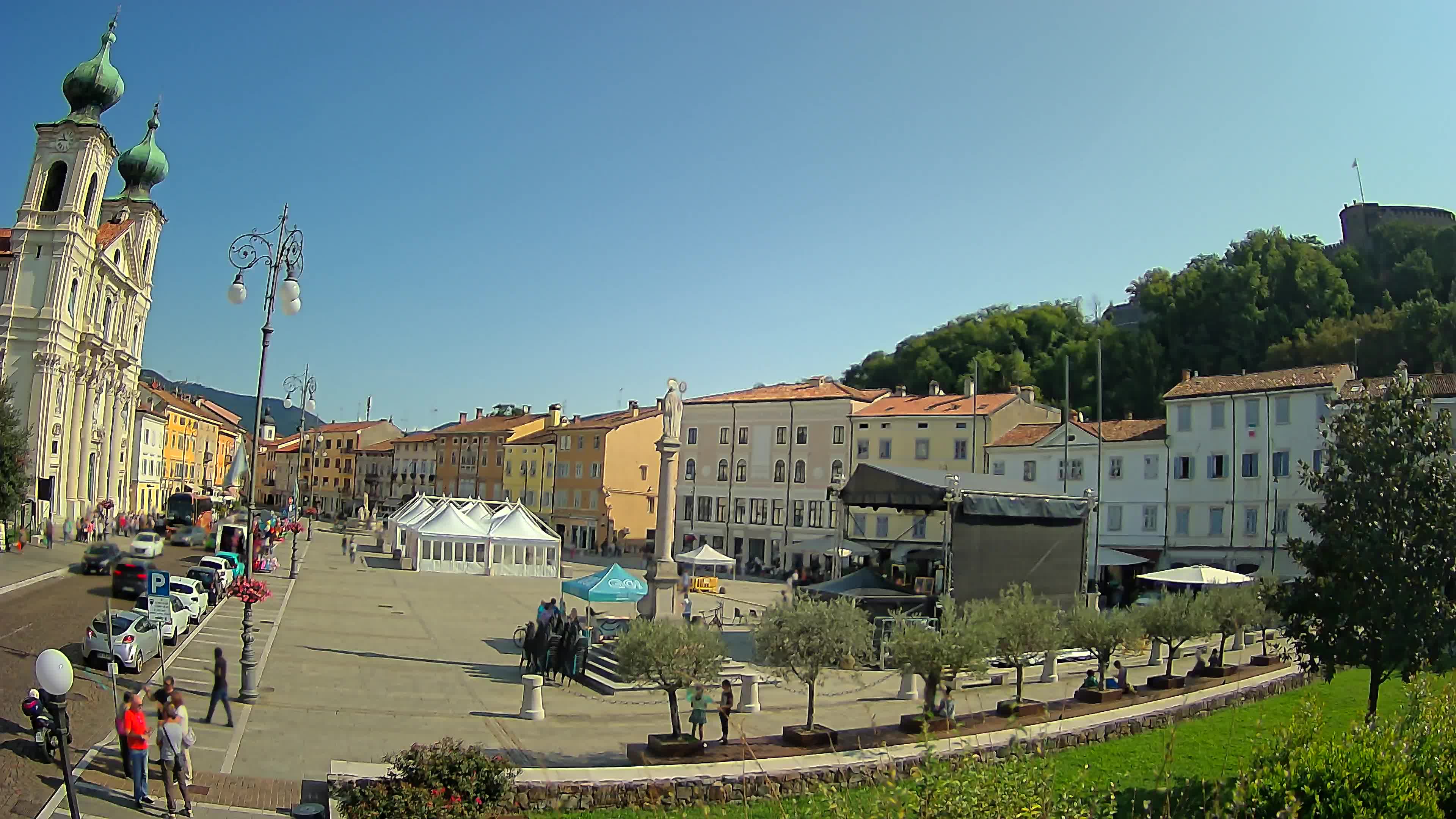 Webcam Gorizia Vittoria square – Church of st. Ignazio