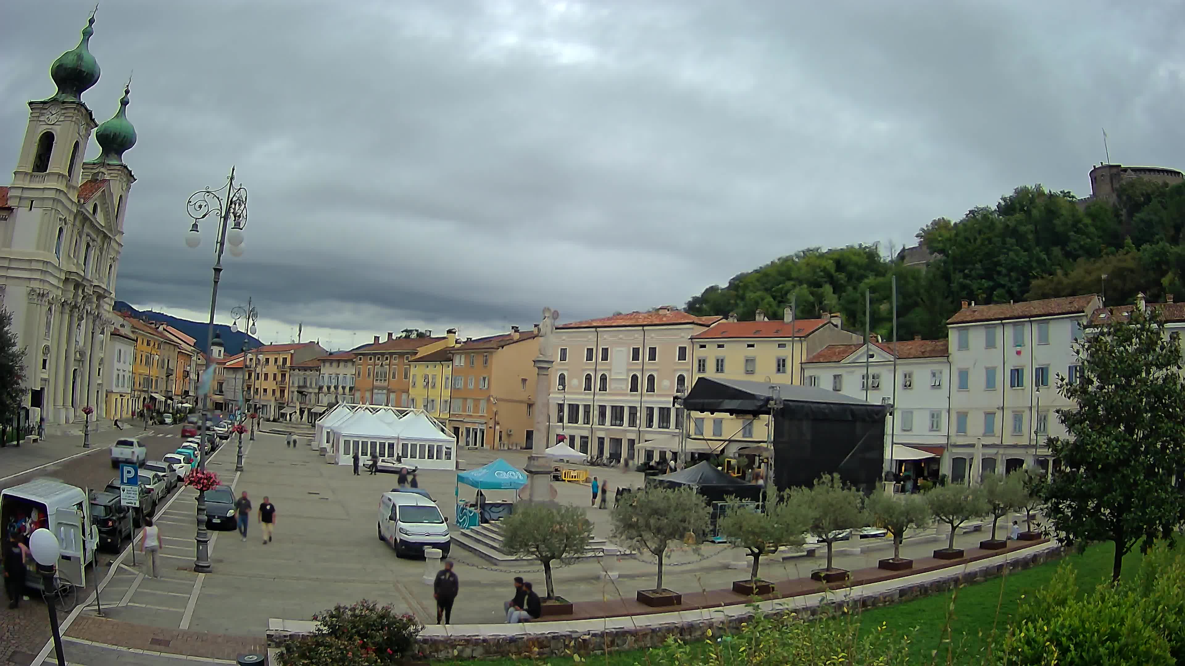 Webcam Gorizia Vittoria square – Church of st. Ignazio
