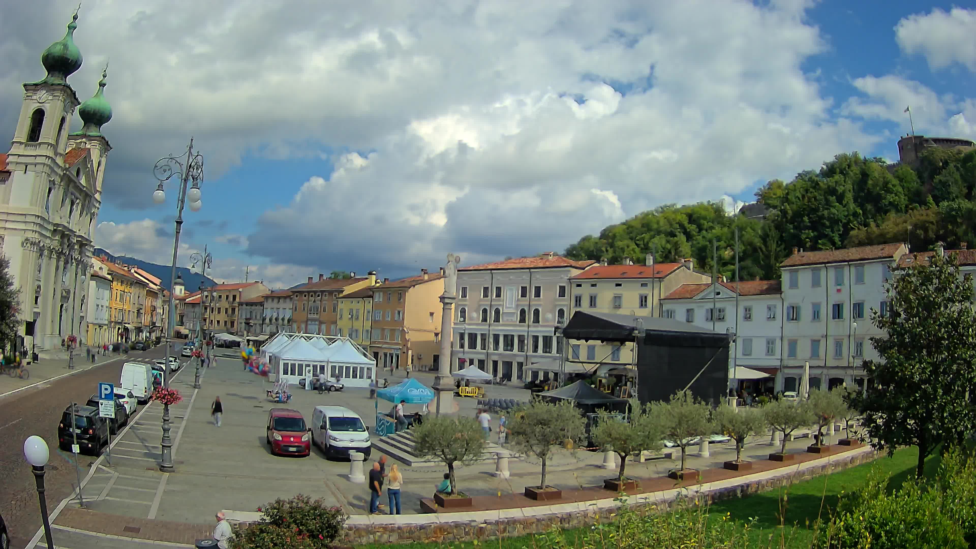 Webcam Gorizia Vittoria square – Church of st. Ignazio