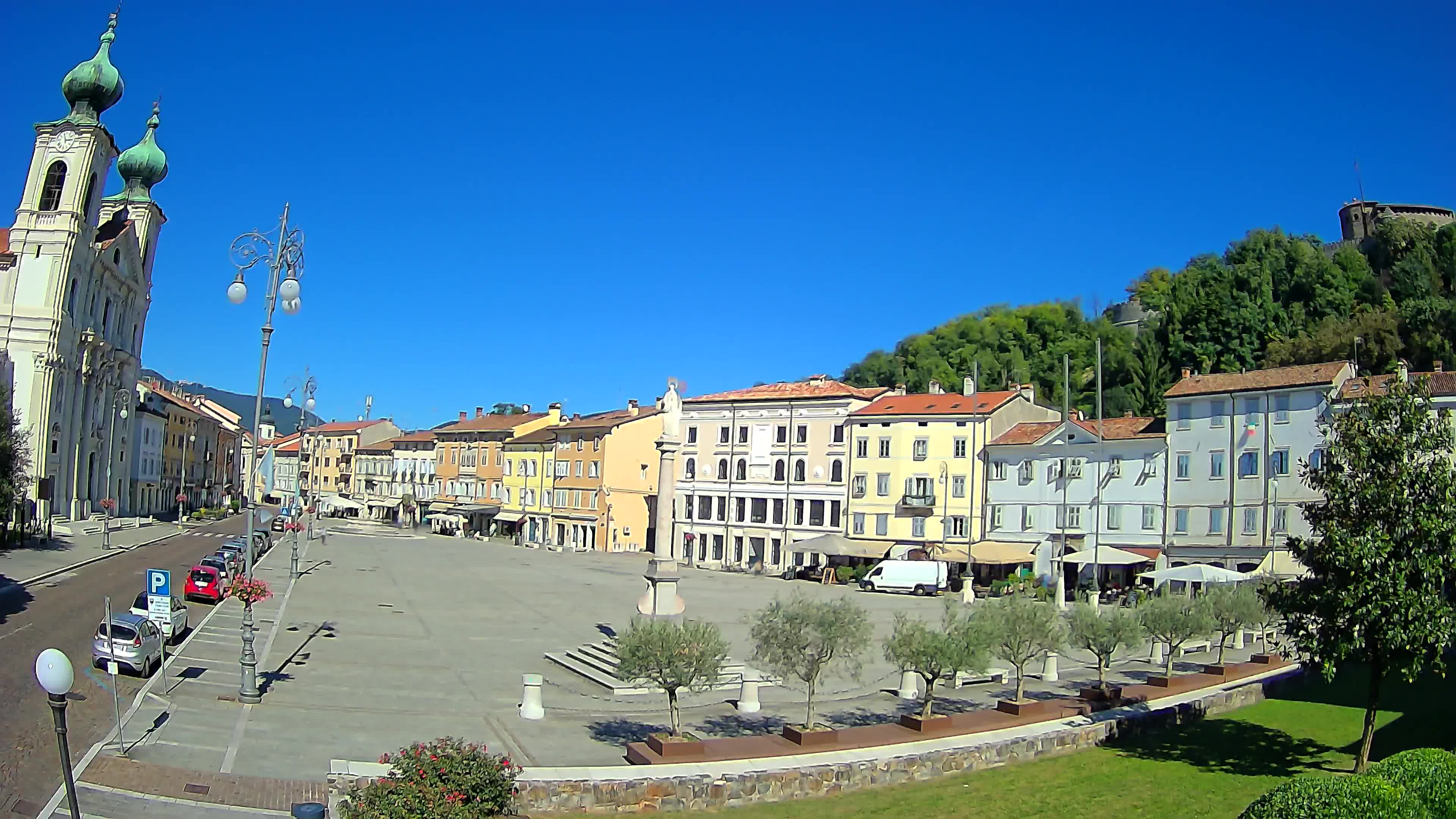 Webcam Gorizia Vittoria square – Church of st. Ignazio