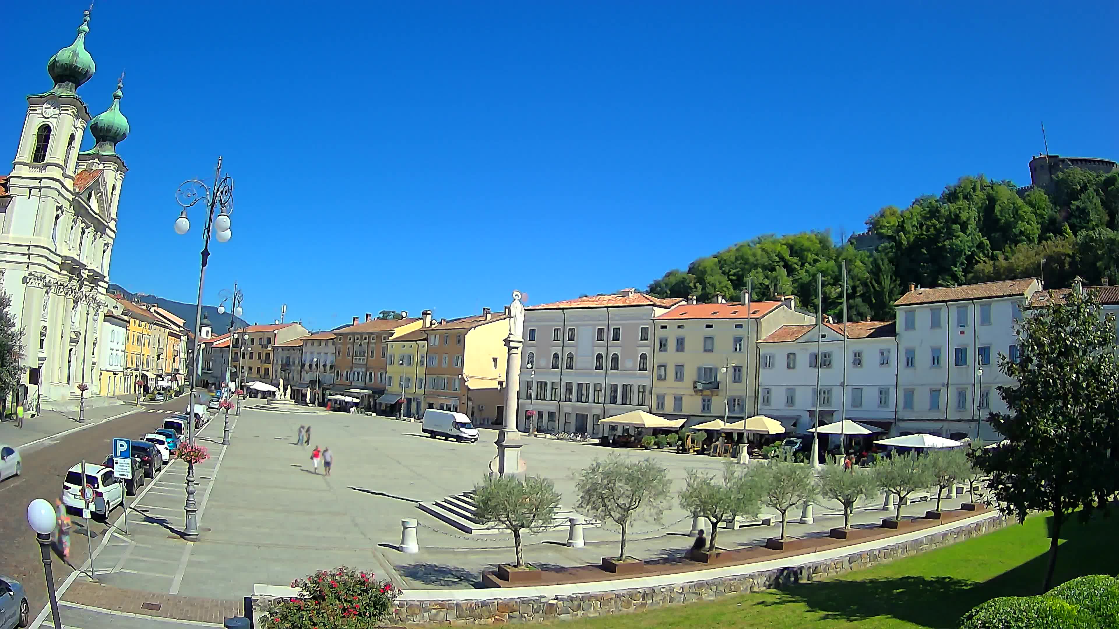 Webcam Gorizia Vittoria square – Church of st. Ignazio