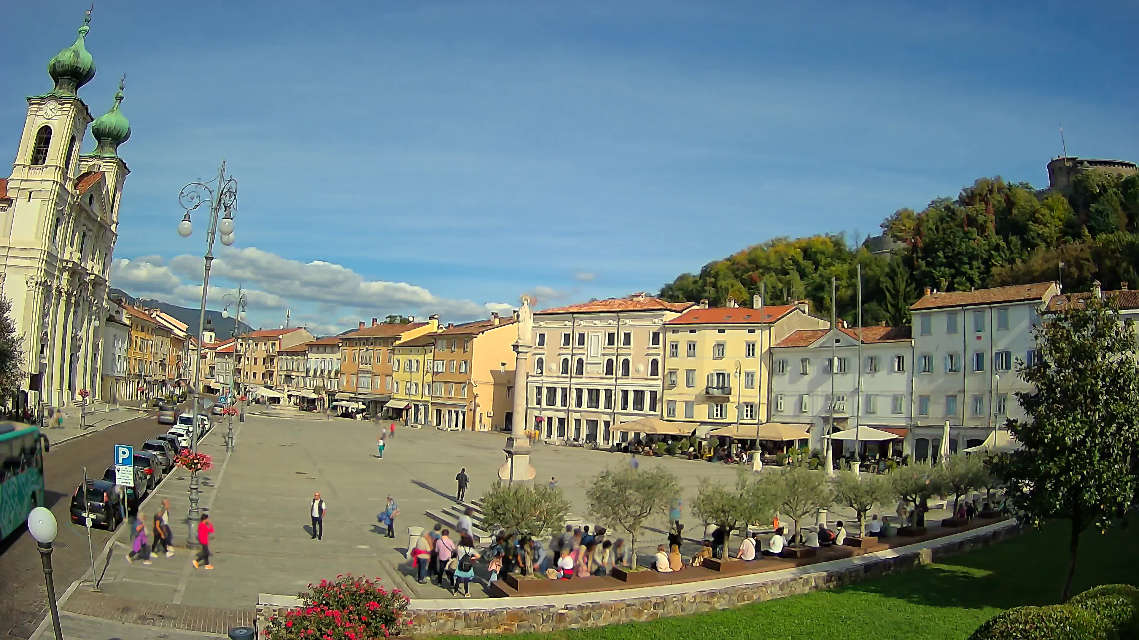 Webcam Gorizia Vittoria square – Church of st. Ignazio