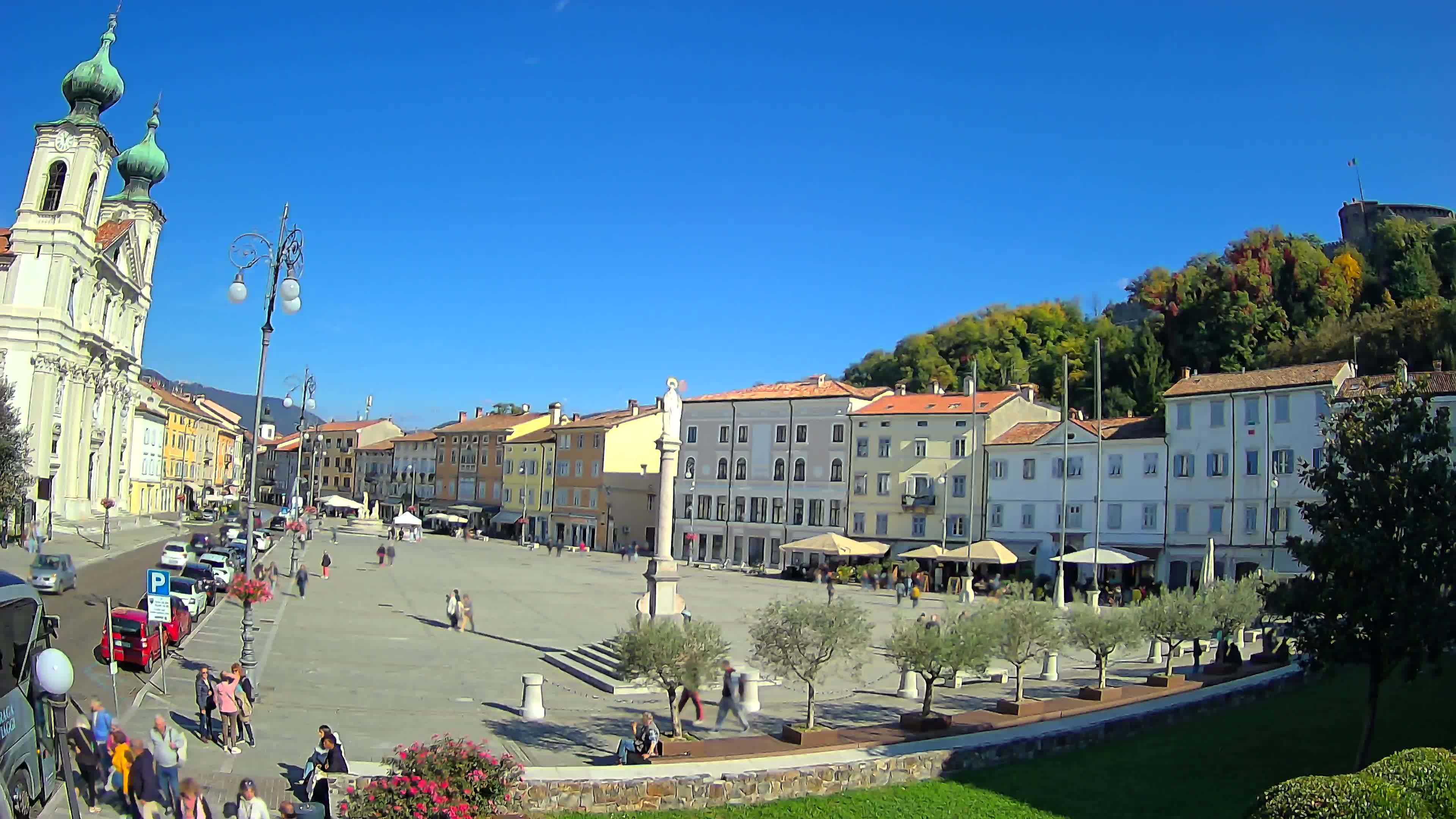 Webcam Gorizia Vittoria square – Church of st. Ignazio