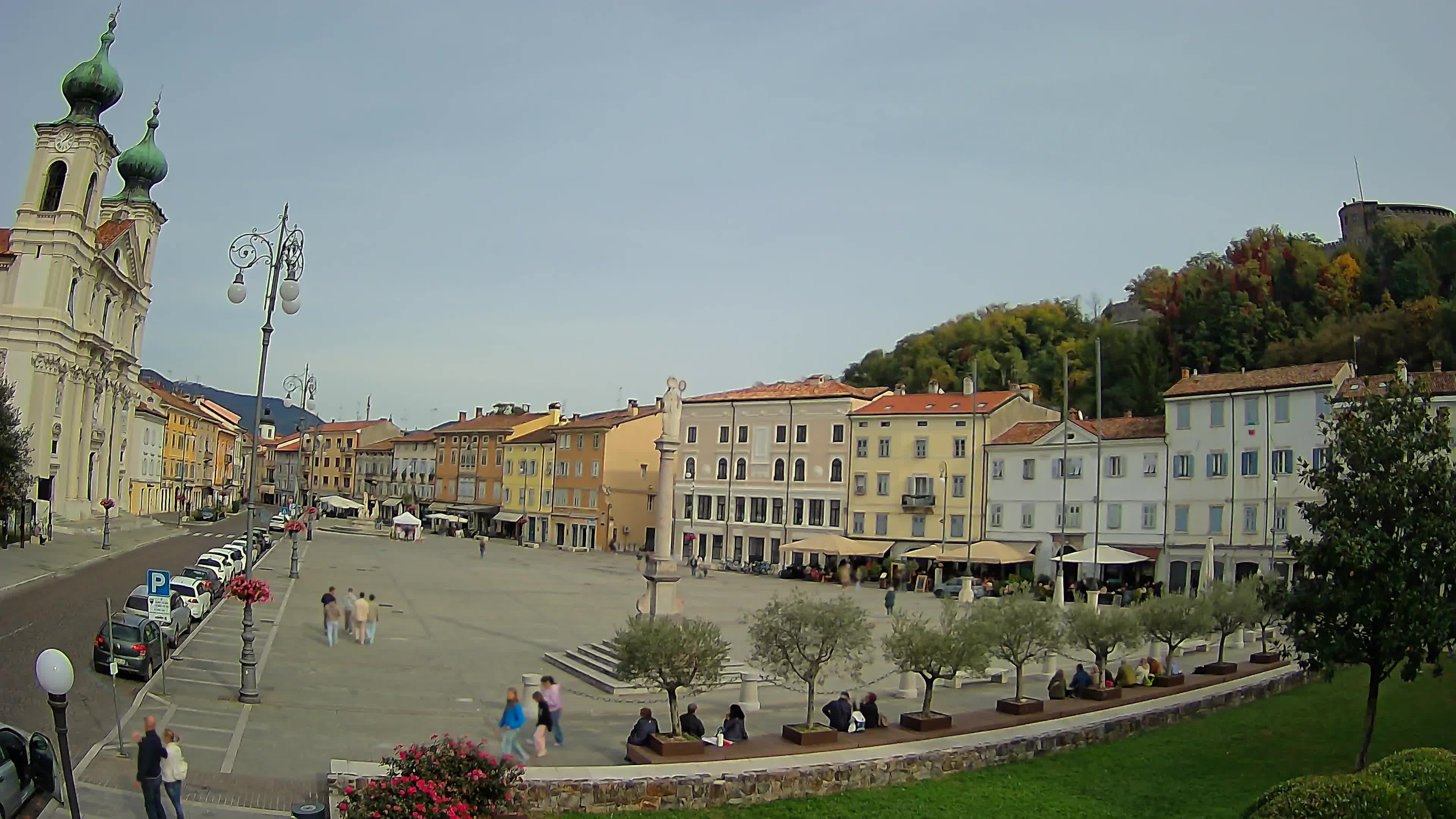 Webcam Gorizia Vittoria square – Church of st. Ignazio