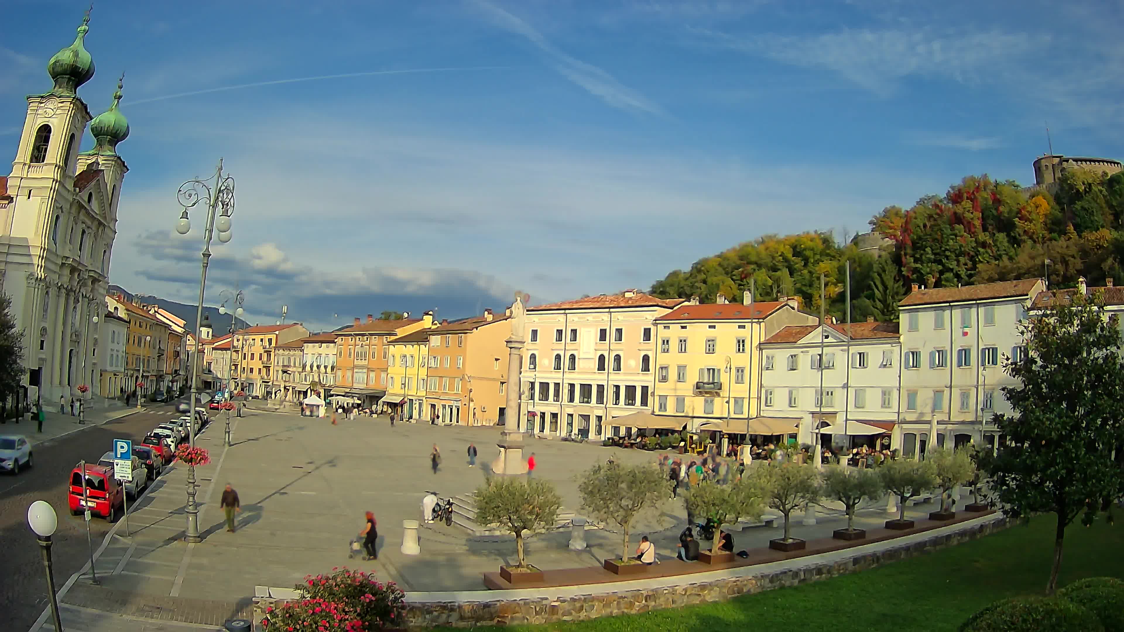 Webcam Gorizia Vittoria square – Church of st. Ignazio