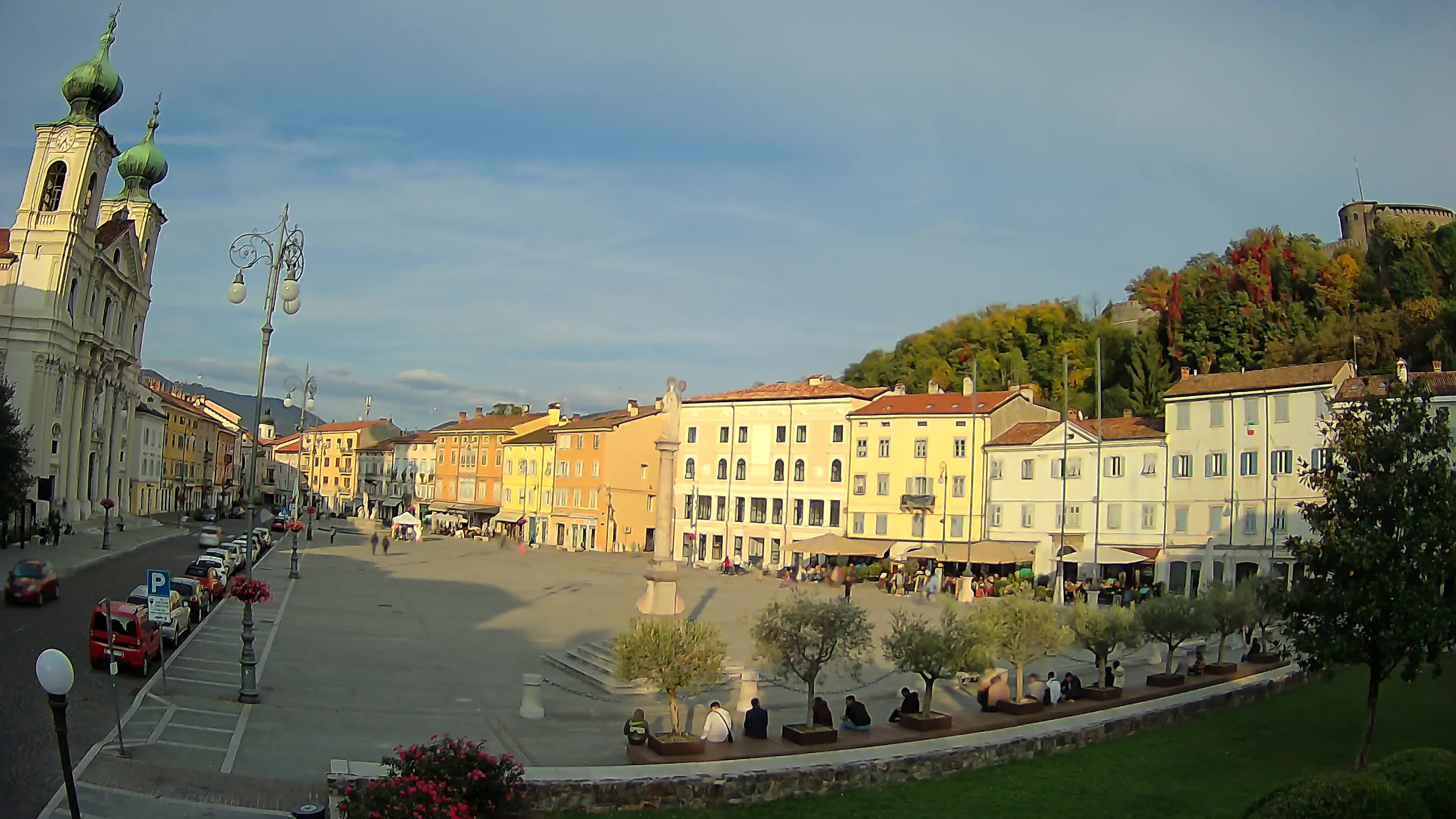 Webcam Gorizia Vittoria square – Church of st. Ignazio