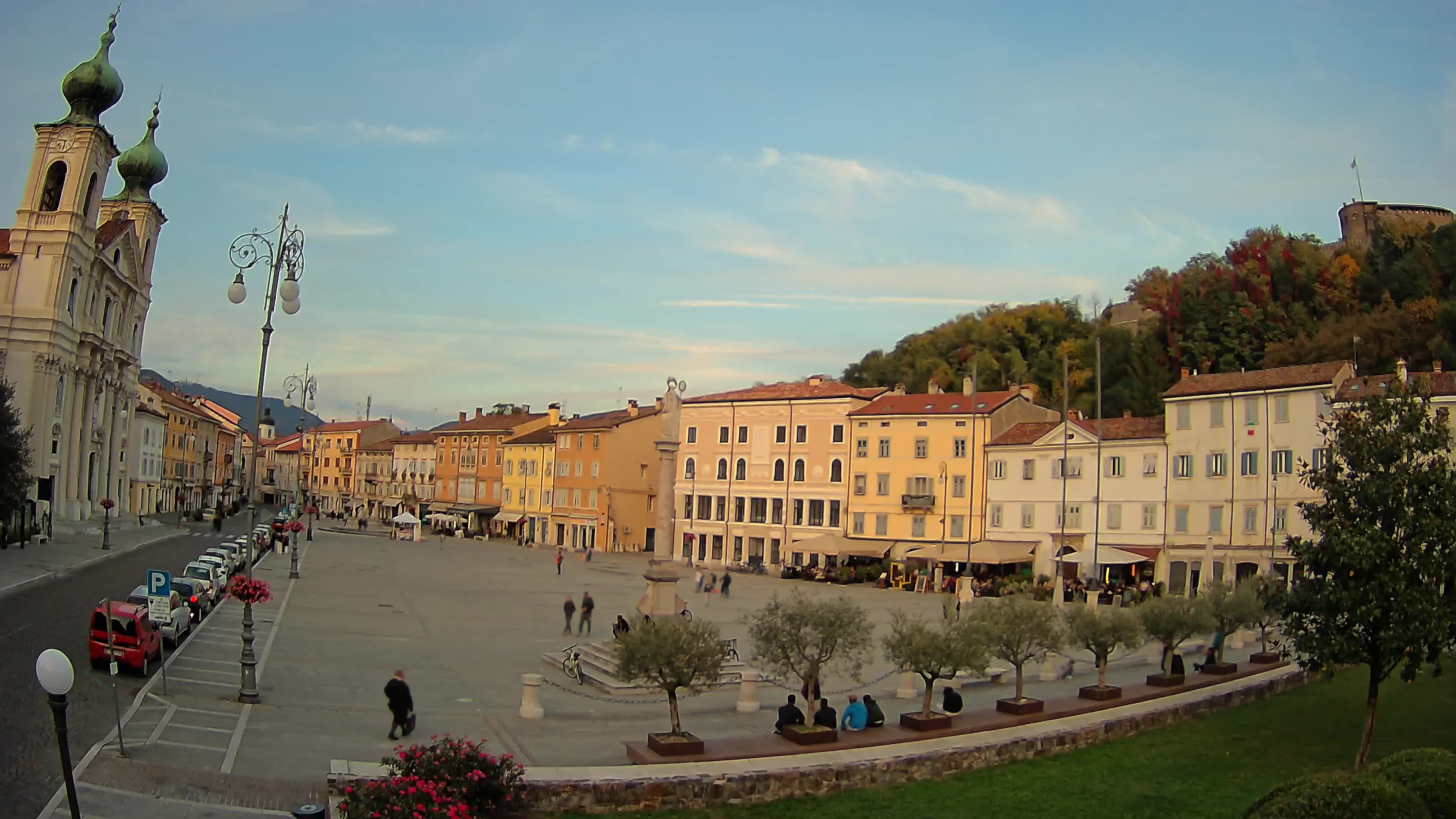 Webcam Gorizia Vittoria square – Church of st. Ignazio