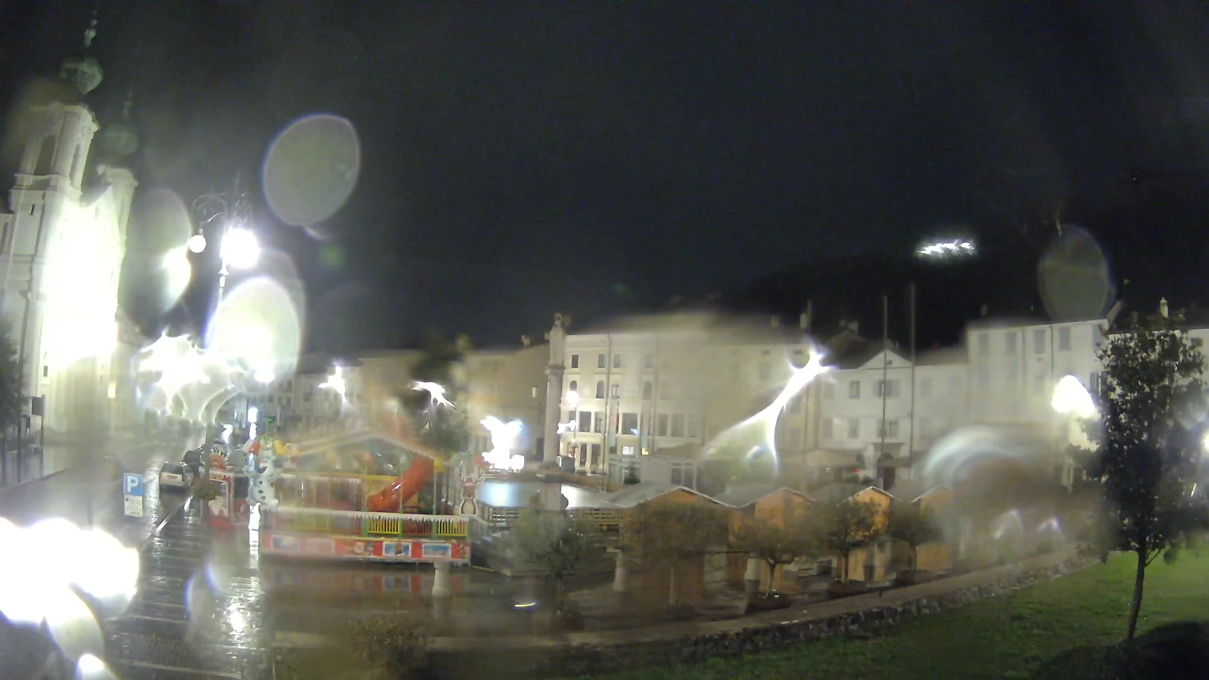 Gorizia Piazza della Vittoria e chiesa di S. Ignazio