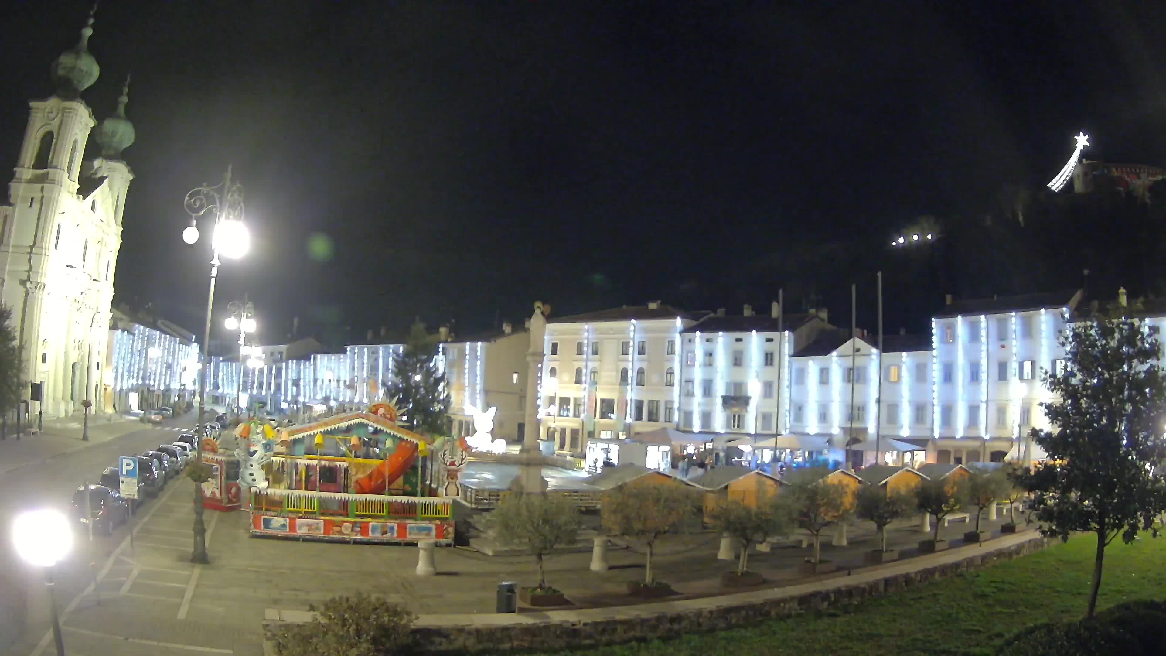 Gorizia – Plaza Vittoria – iglesia de San Pedro. Ignacio
