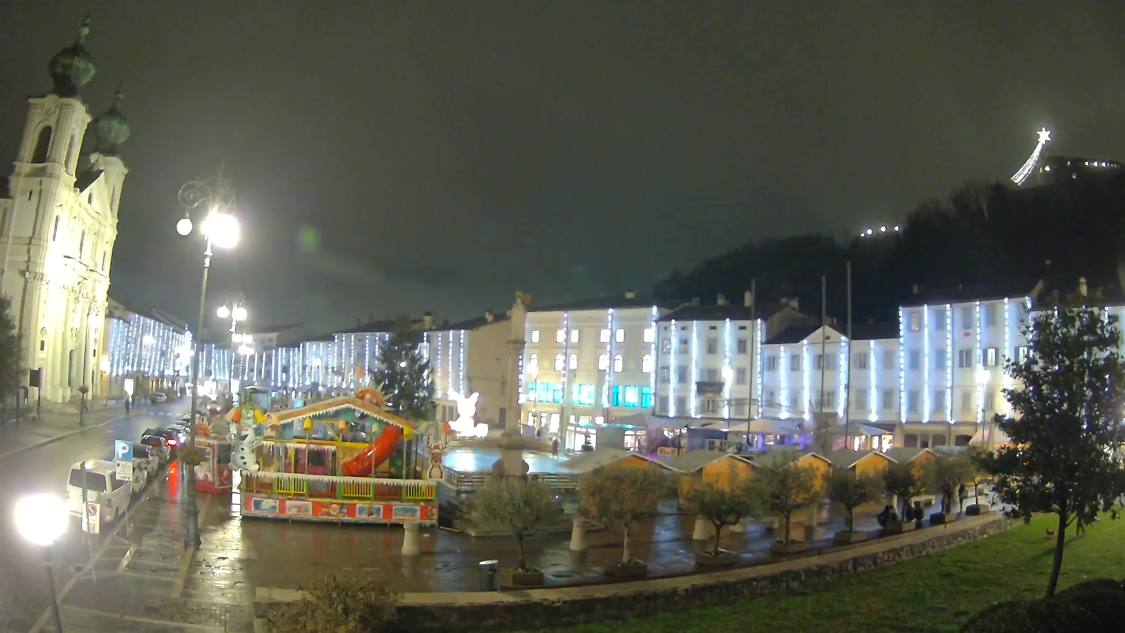 Gorizia – Plaza Vittoria – iglesia de San Pedro. Ignacio