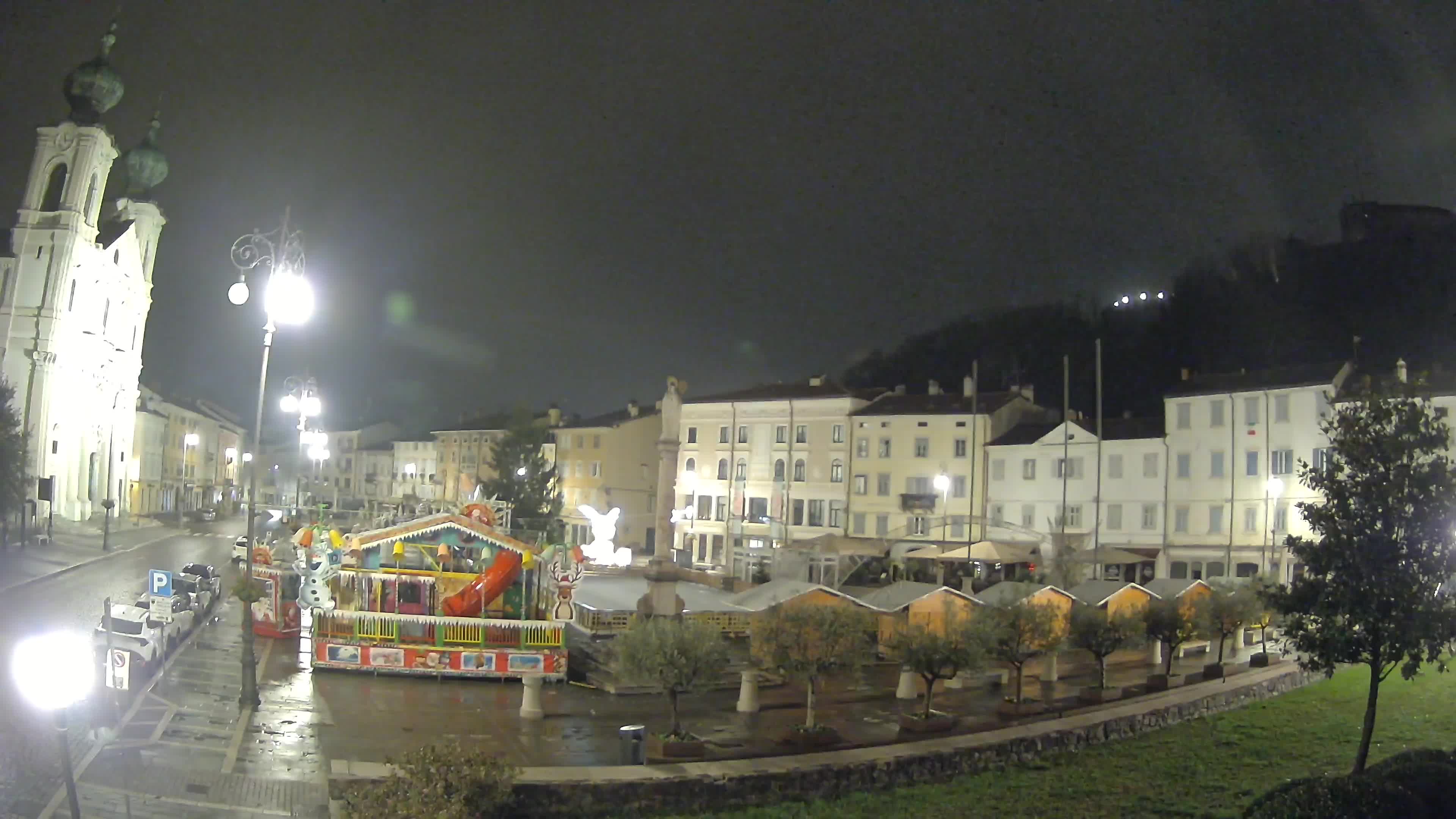 Gorizia – Plaza Vittoria – iglesia de San Pedro. Ignacio