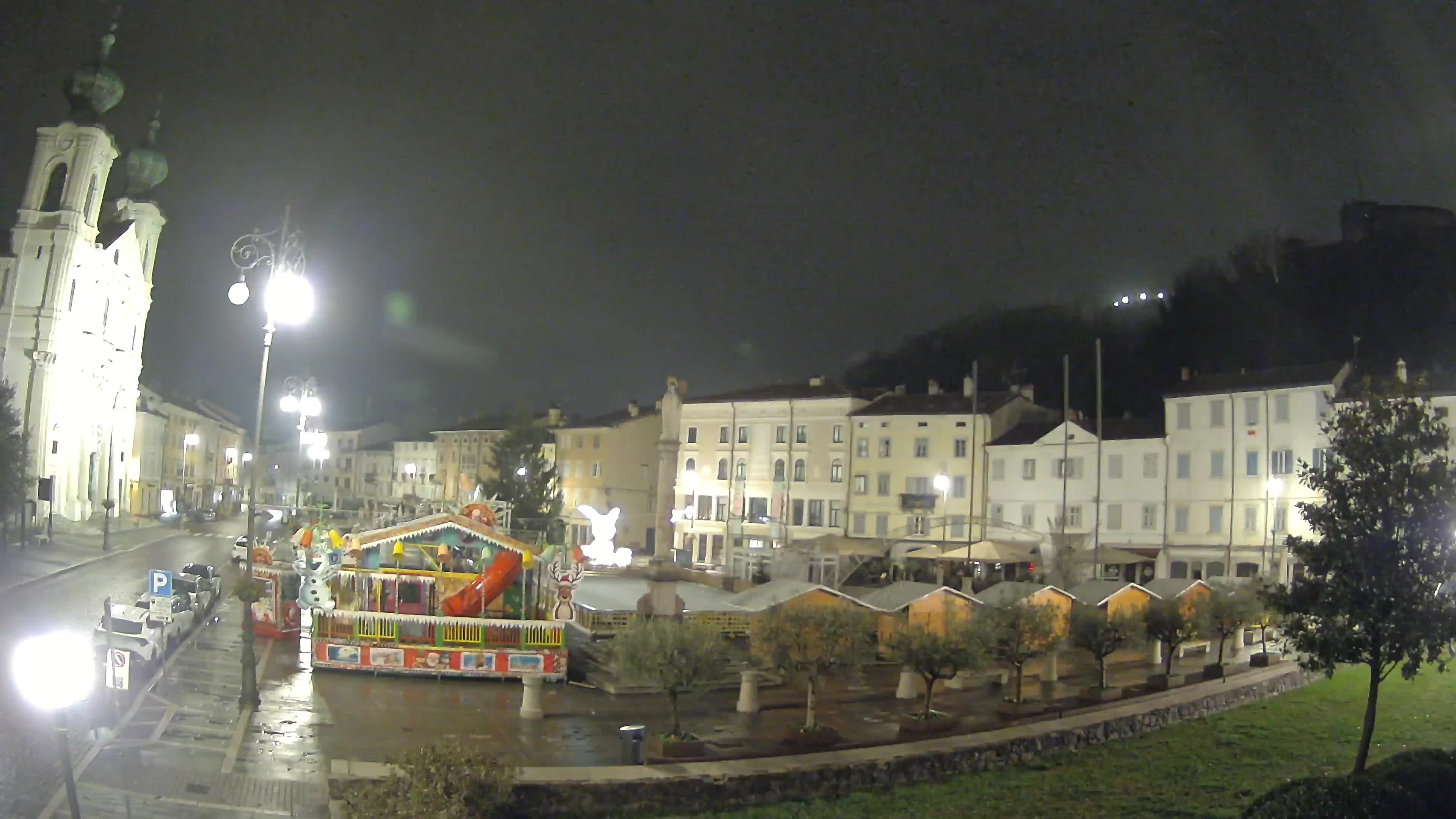 Gorizia – Plaza Vittoria – iglesia de San Pedro. Ignacio