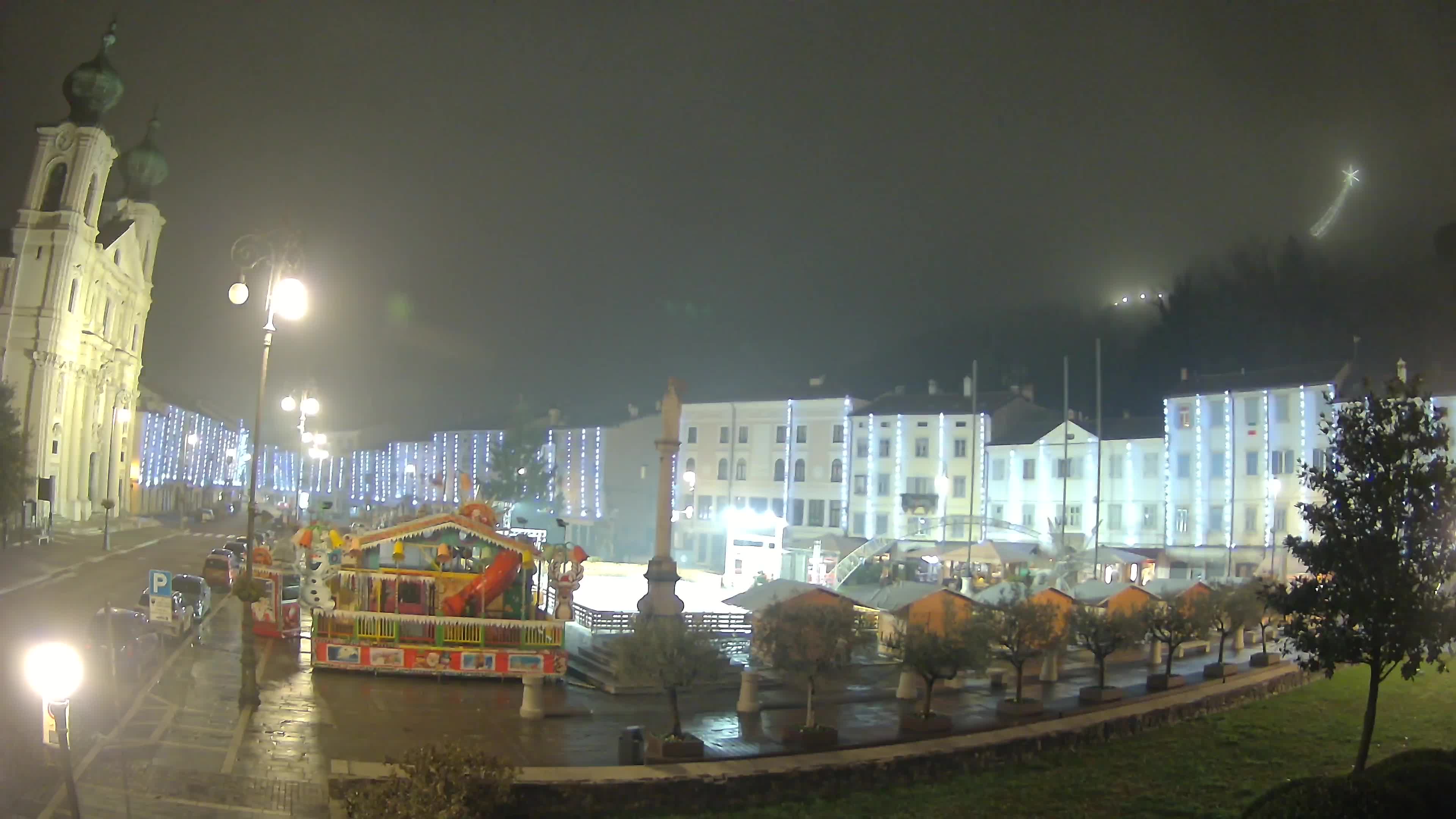 Gorizia – Plaza Vittoria – iglesia de San Pedro. Ignacio