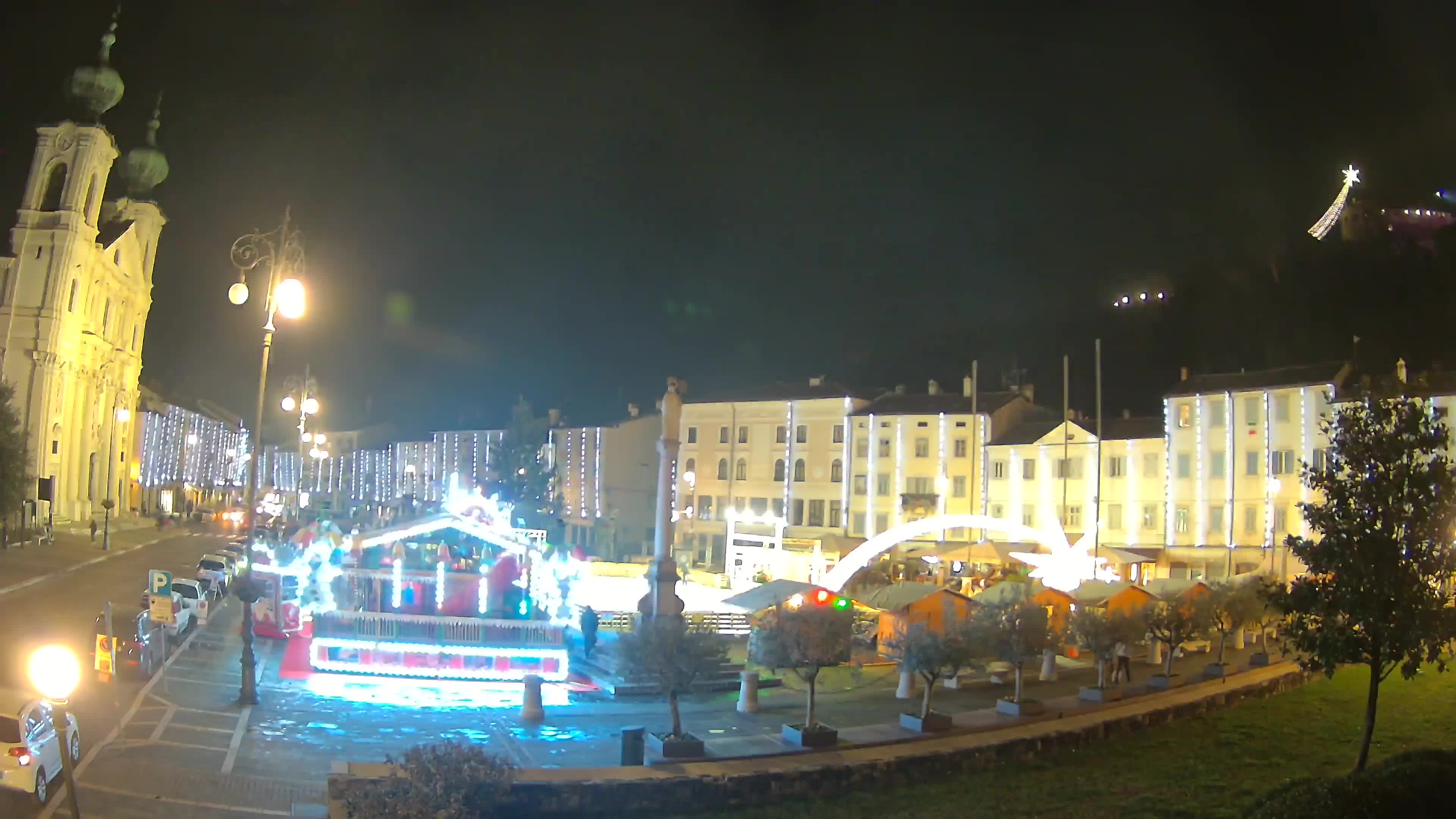 Gorizia – Plaza Vittoria – iglesia de San Pedro. Ignacio