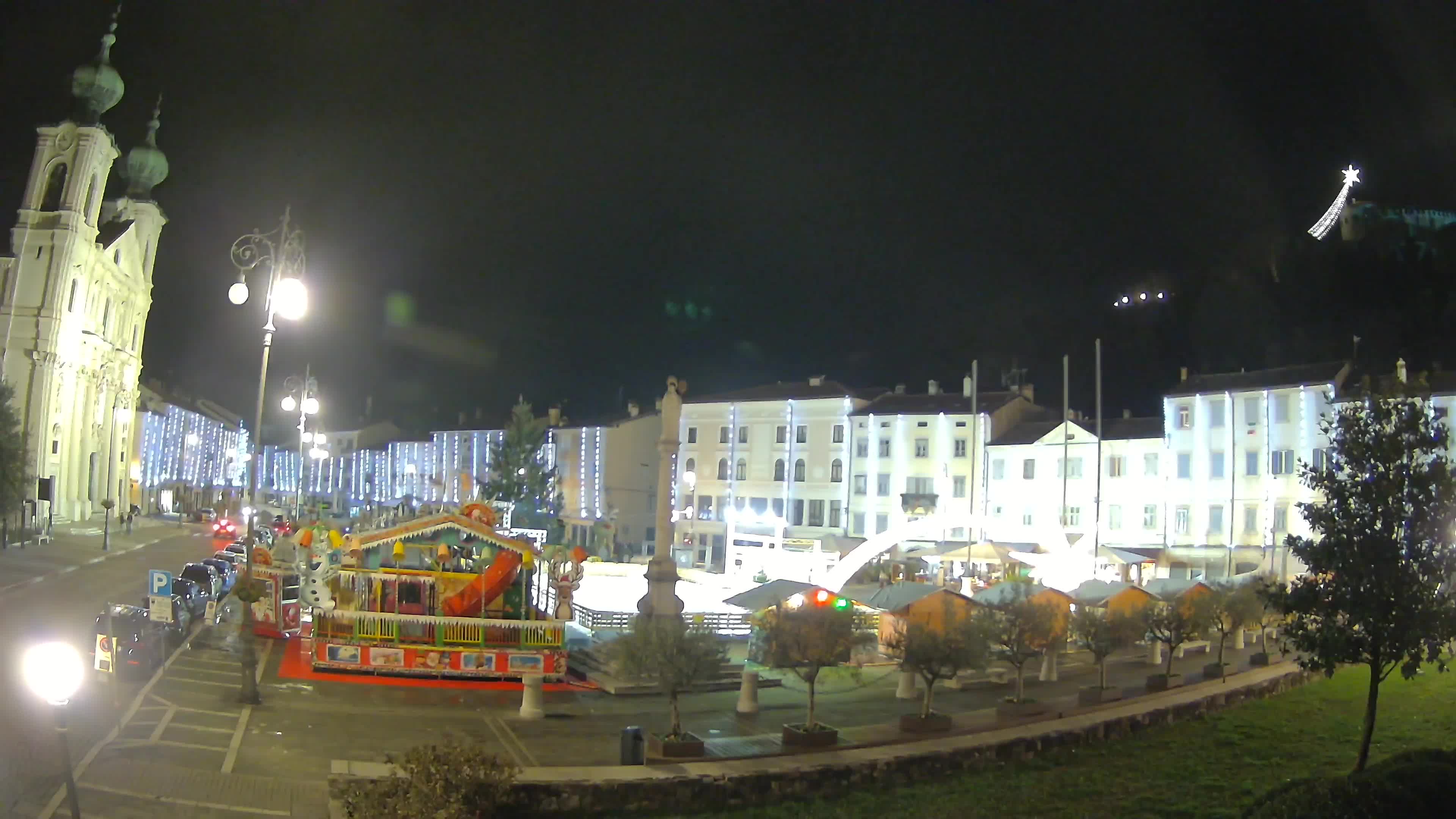 Gorizia – Plaza Vittoria – iglesia de San Pedro. Ignacio