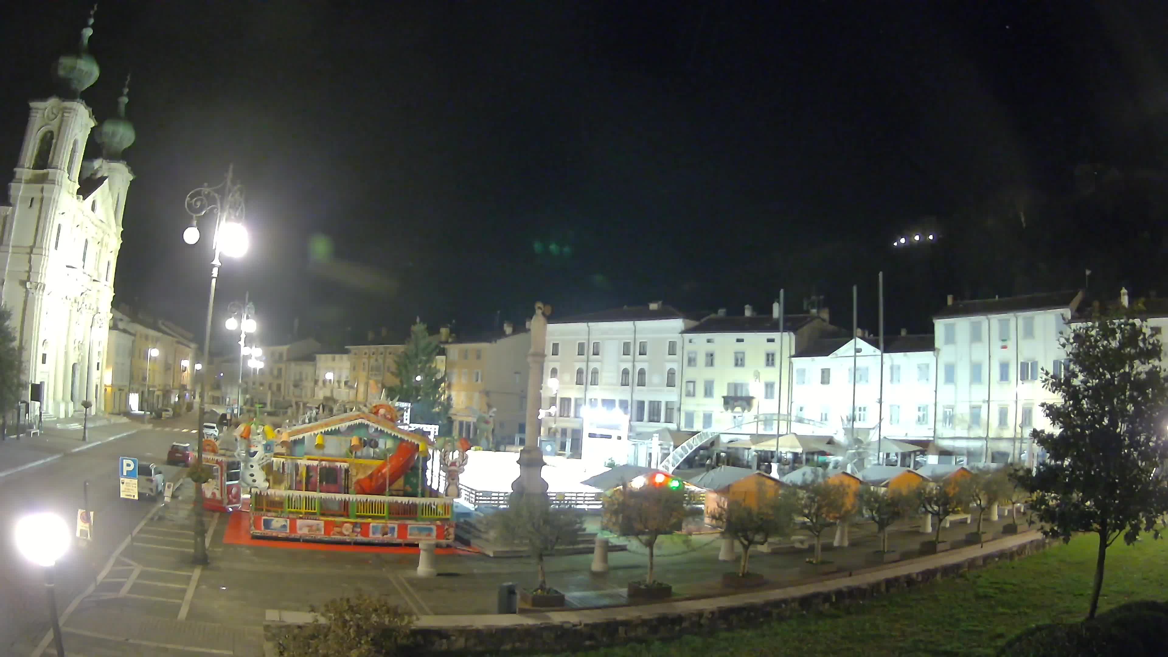 Gorizia – Plaza Vittoria – iglesia de San Pedro. Ignacio