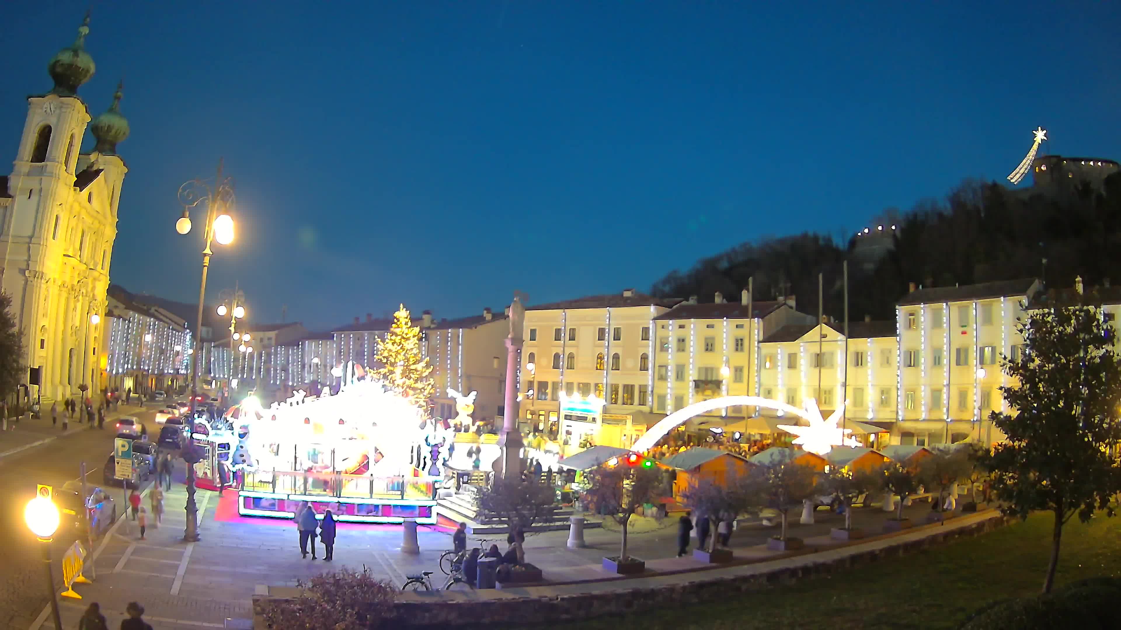 Webcam Gorizia Vittoria square – Church of st. Ignazio