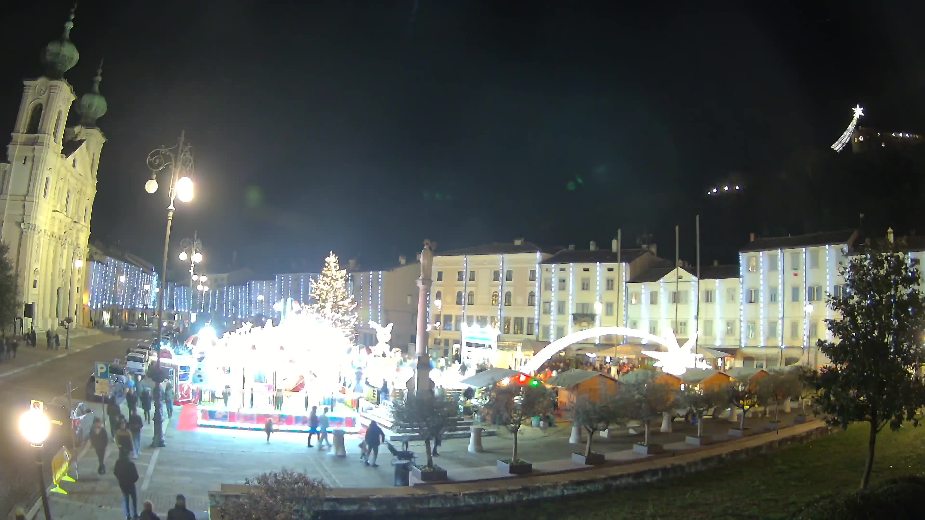 Gorizia – Plaza Vittoria – iglesia de San Pedro. Ignacio