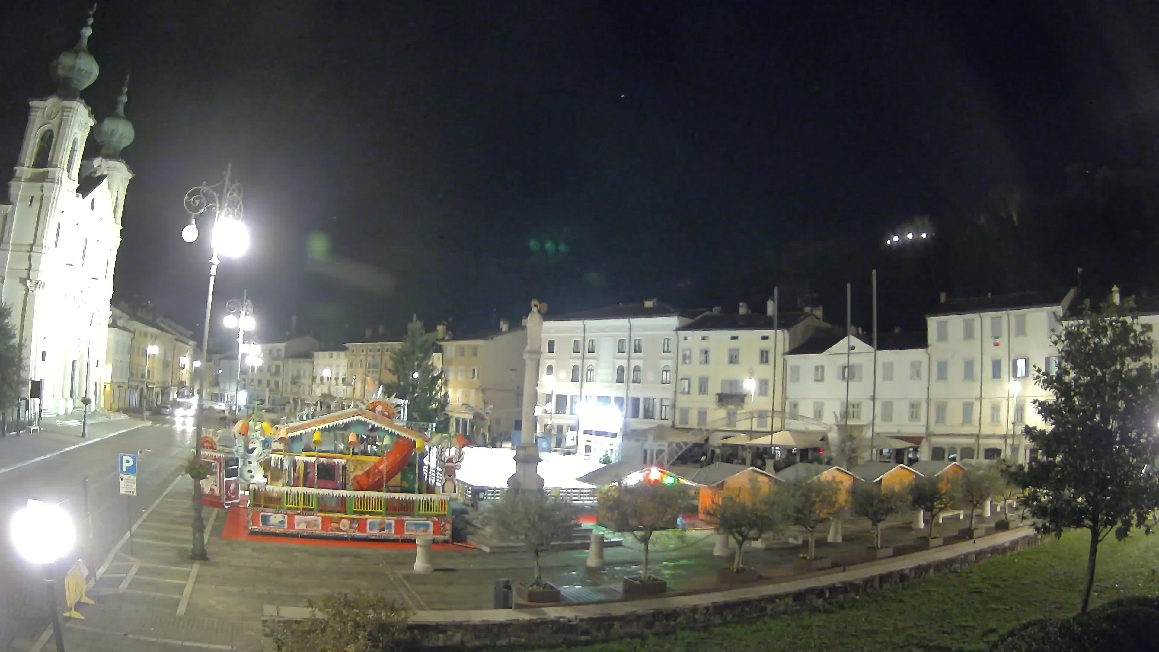 Gorizia – Plaza Vittoria – iglesia de San Pedro. Ignacio