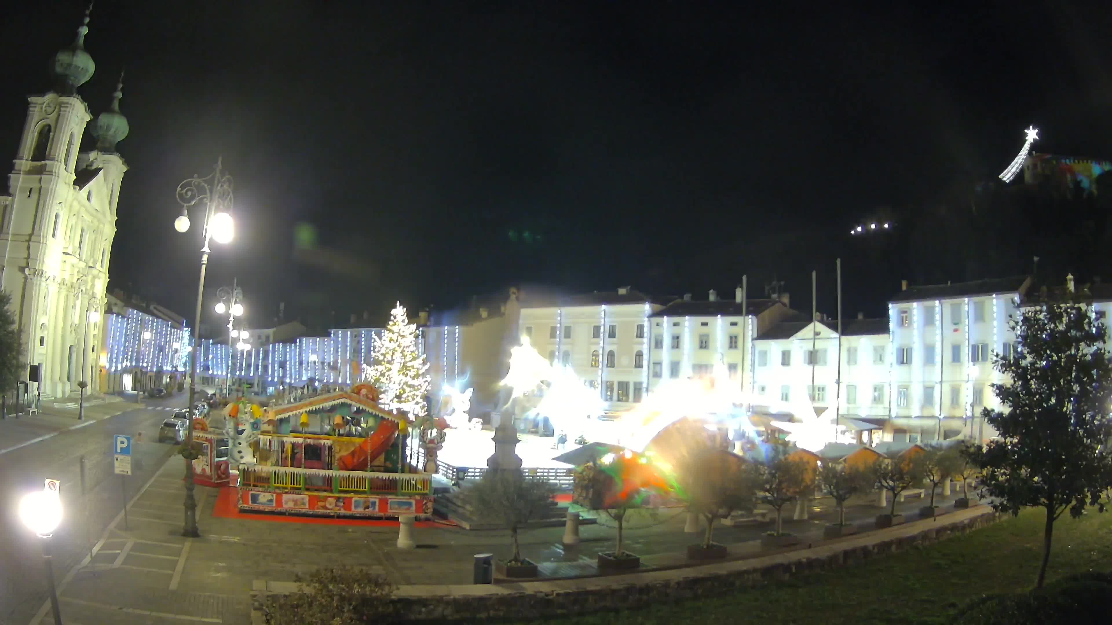 Gorizia – Plaza Vittoria – iglesia de San Pedro. Ignacio