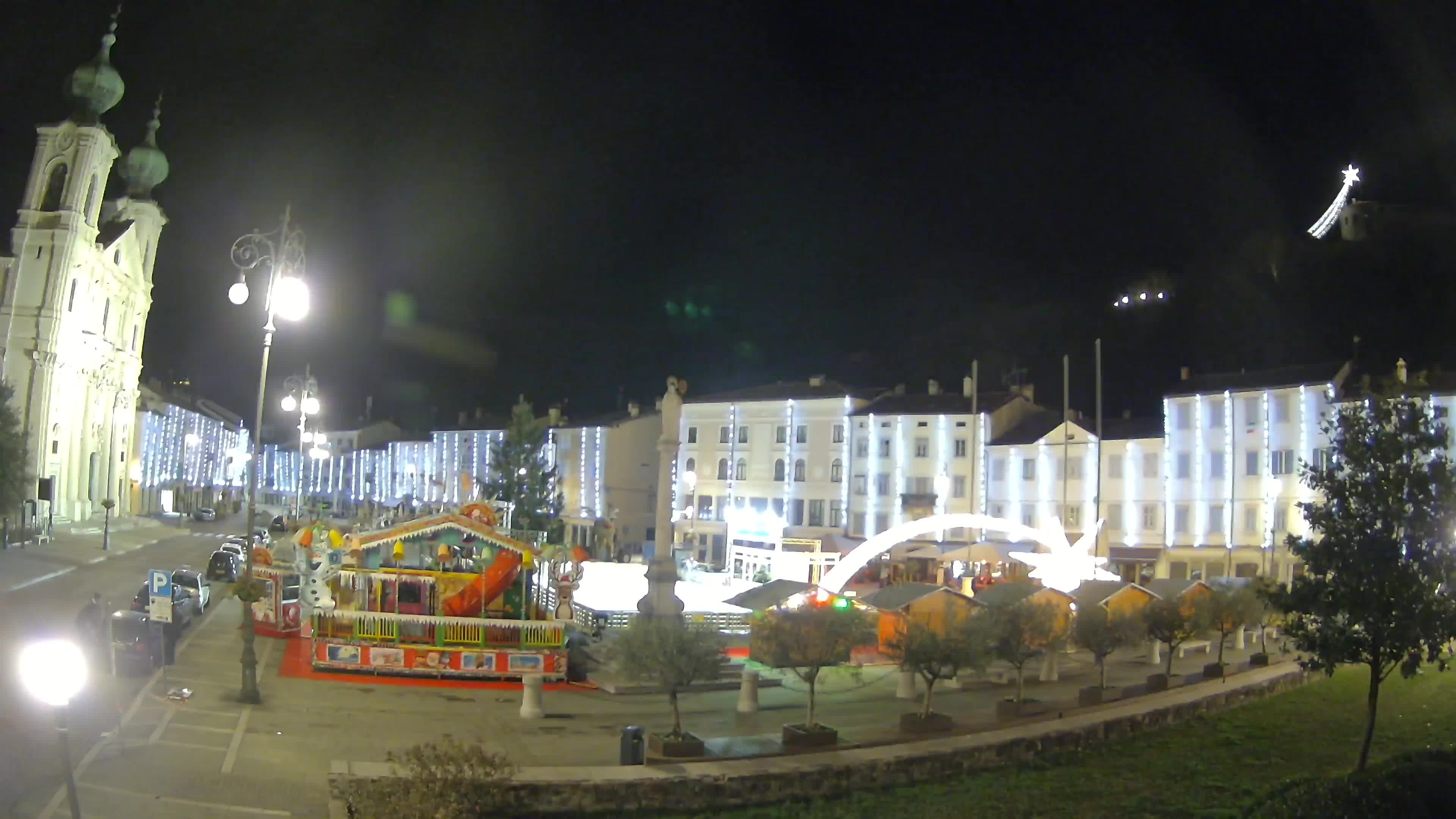 Gorizia – Plaza Vittoria – iglesia de San Pedro. Ignacio