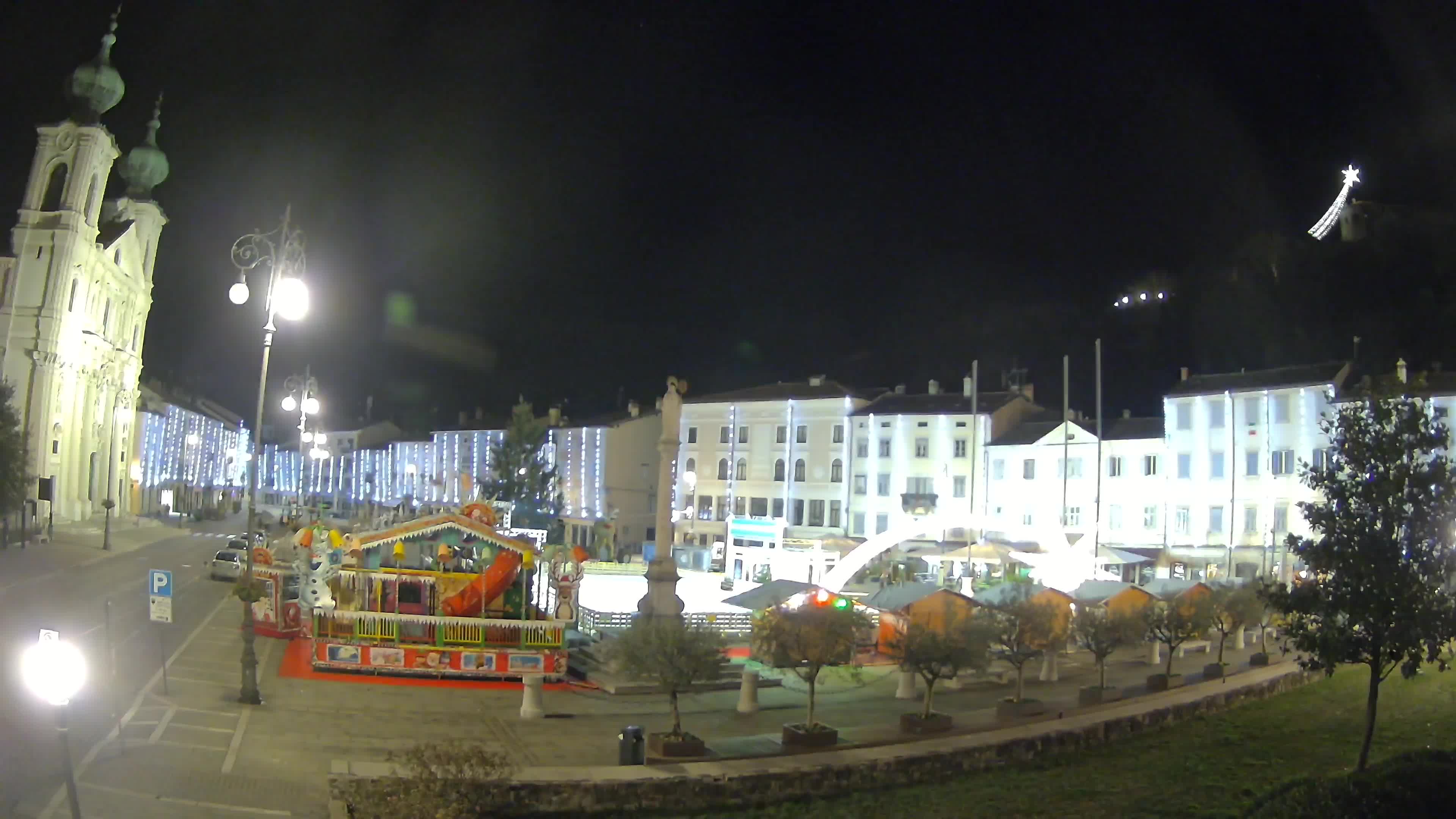 Gorizia – Plaza Vittoria – iglesia de San Pedro. Ignacio
