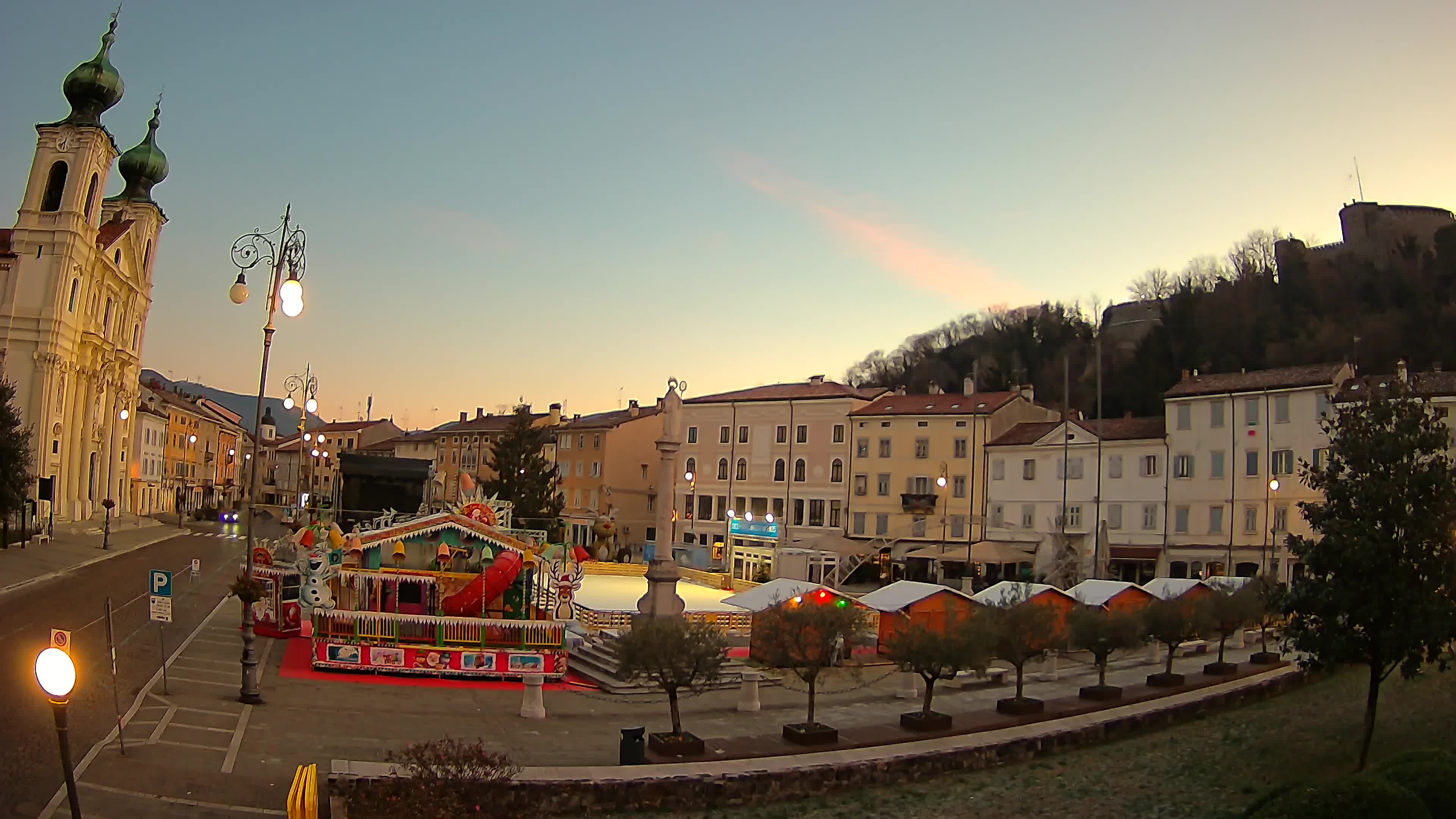 Gorizia – Place Vittoria – église st. Ignazio