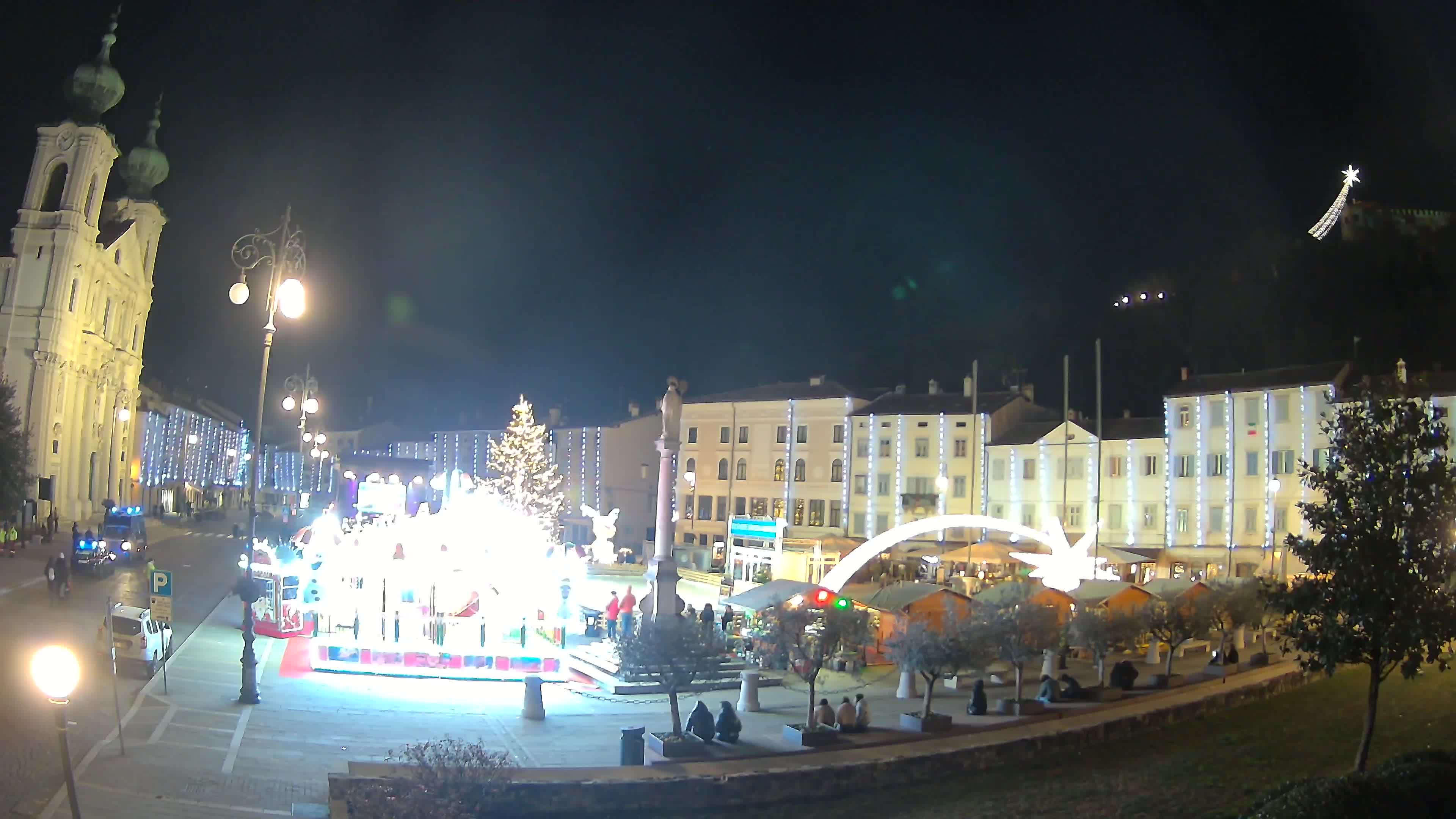 Gorizia – Plaza Vittoria – iglesia de San Pedro. Ignacio
