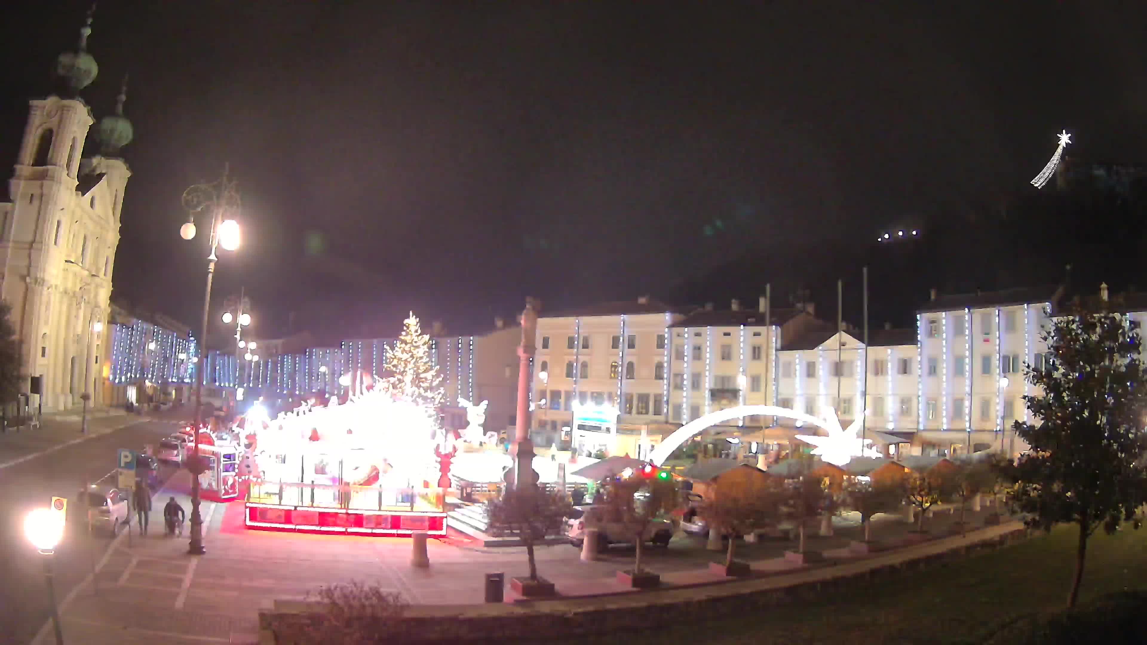 Gorizia – Plaza Vittoria – iglesia de San Pedro. Ignacio