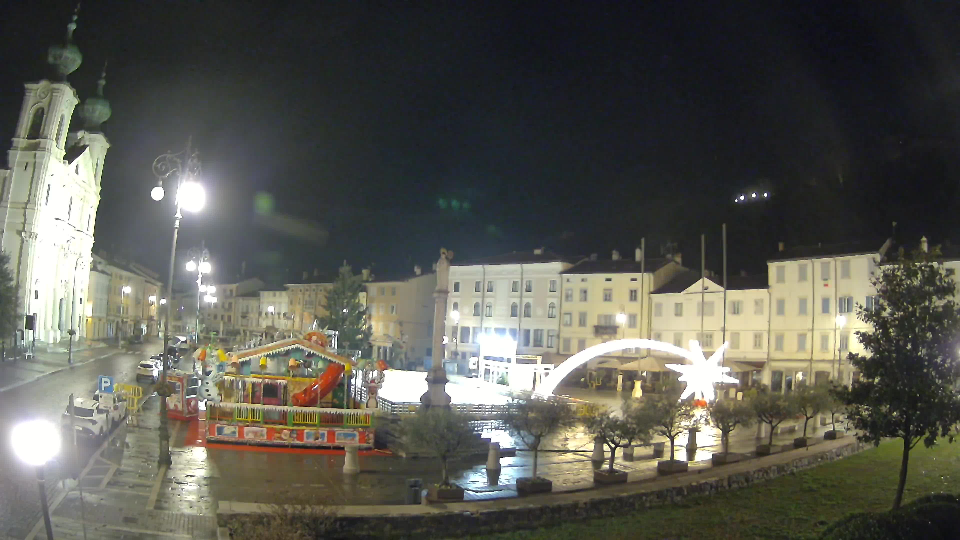 Gorizia – Plaza Vittoria – iglesia de San Pedro. Ignacio