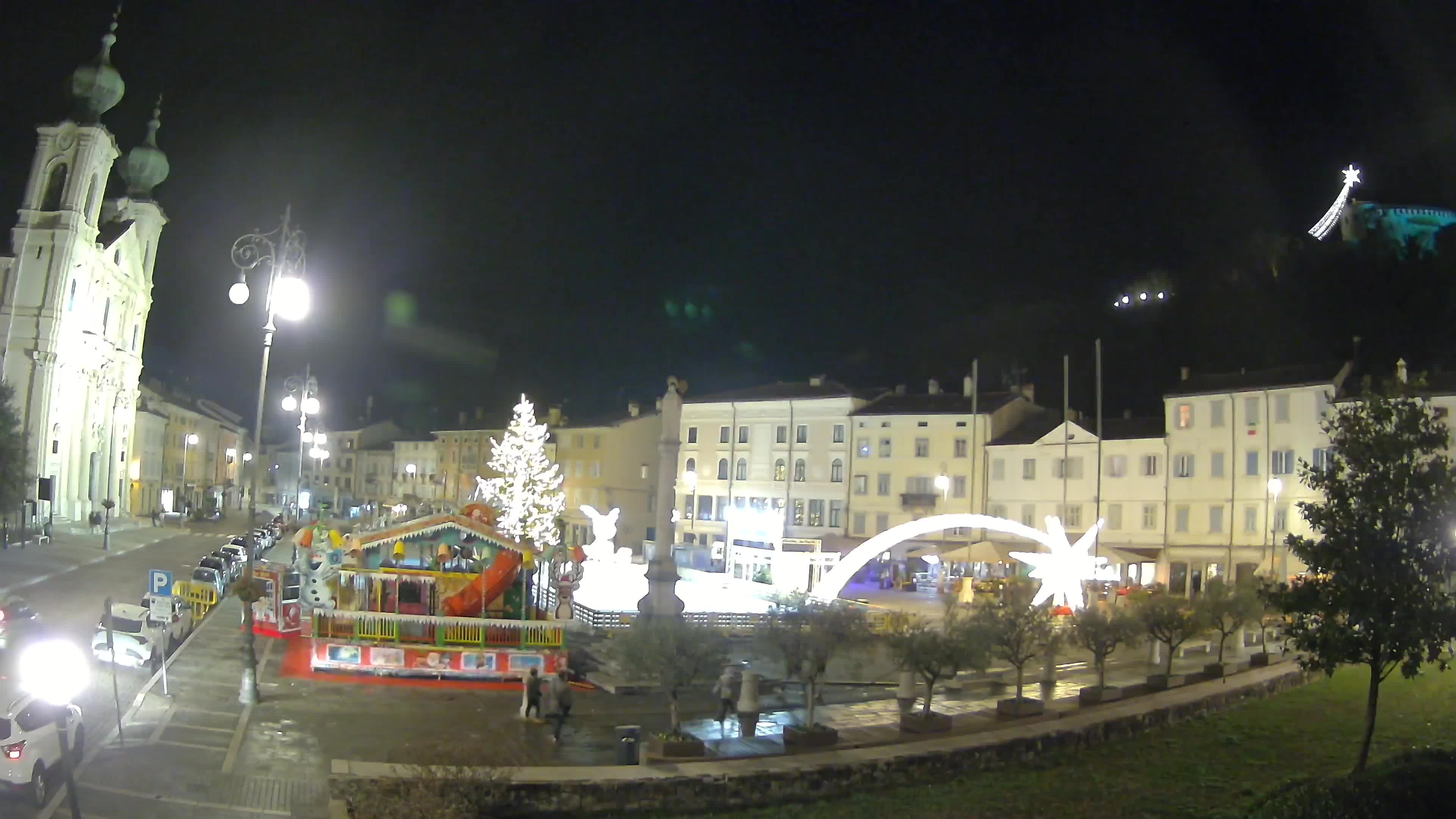 Gorizia – Plaza Vittoria – iglesia de San Pedro. Ignacio