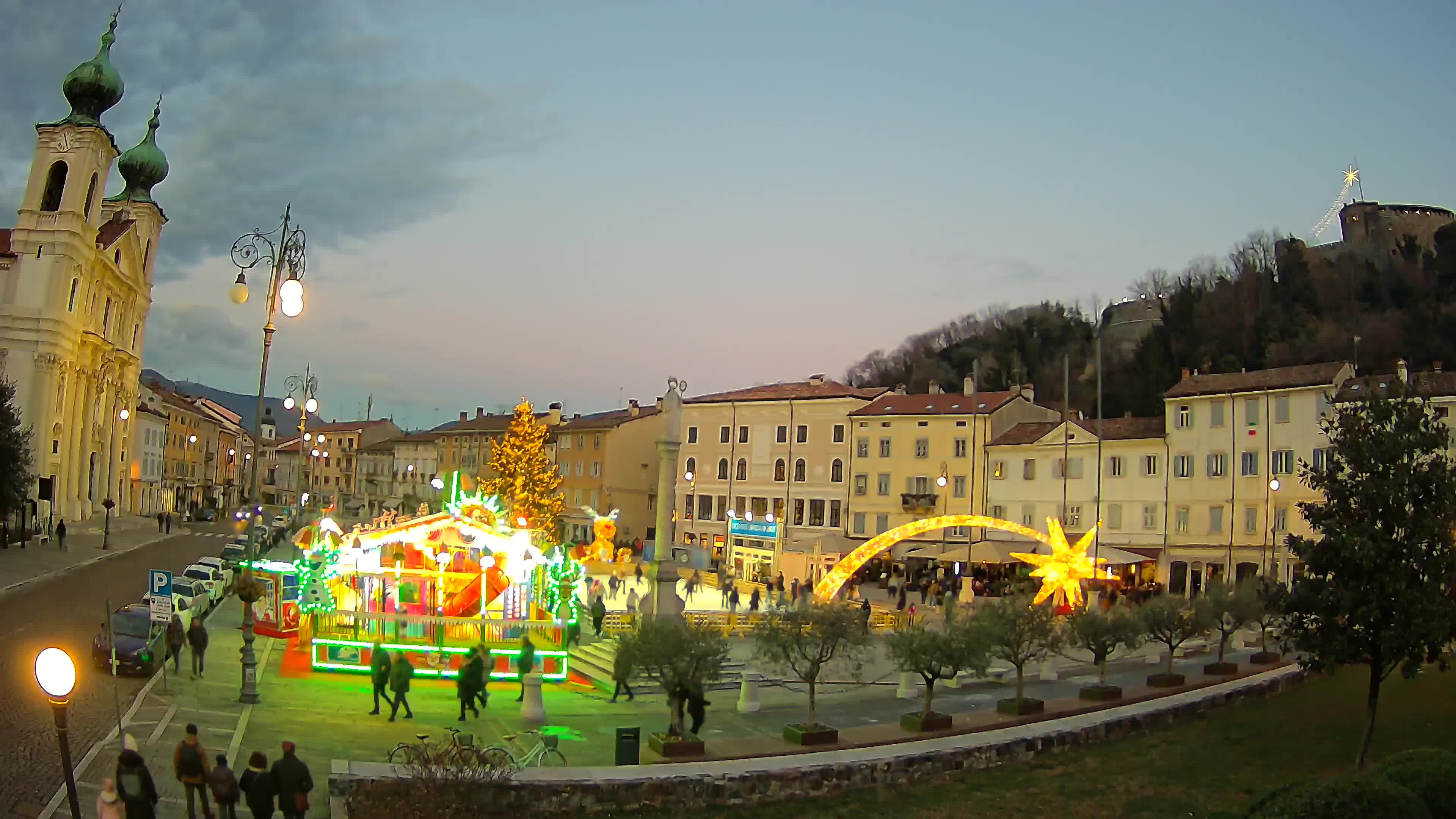Gorizia – Place Vittoria – église st. Ignazio