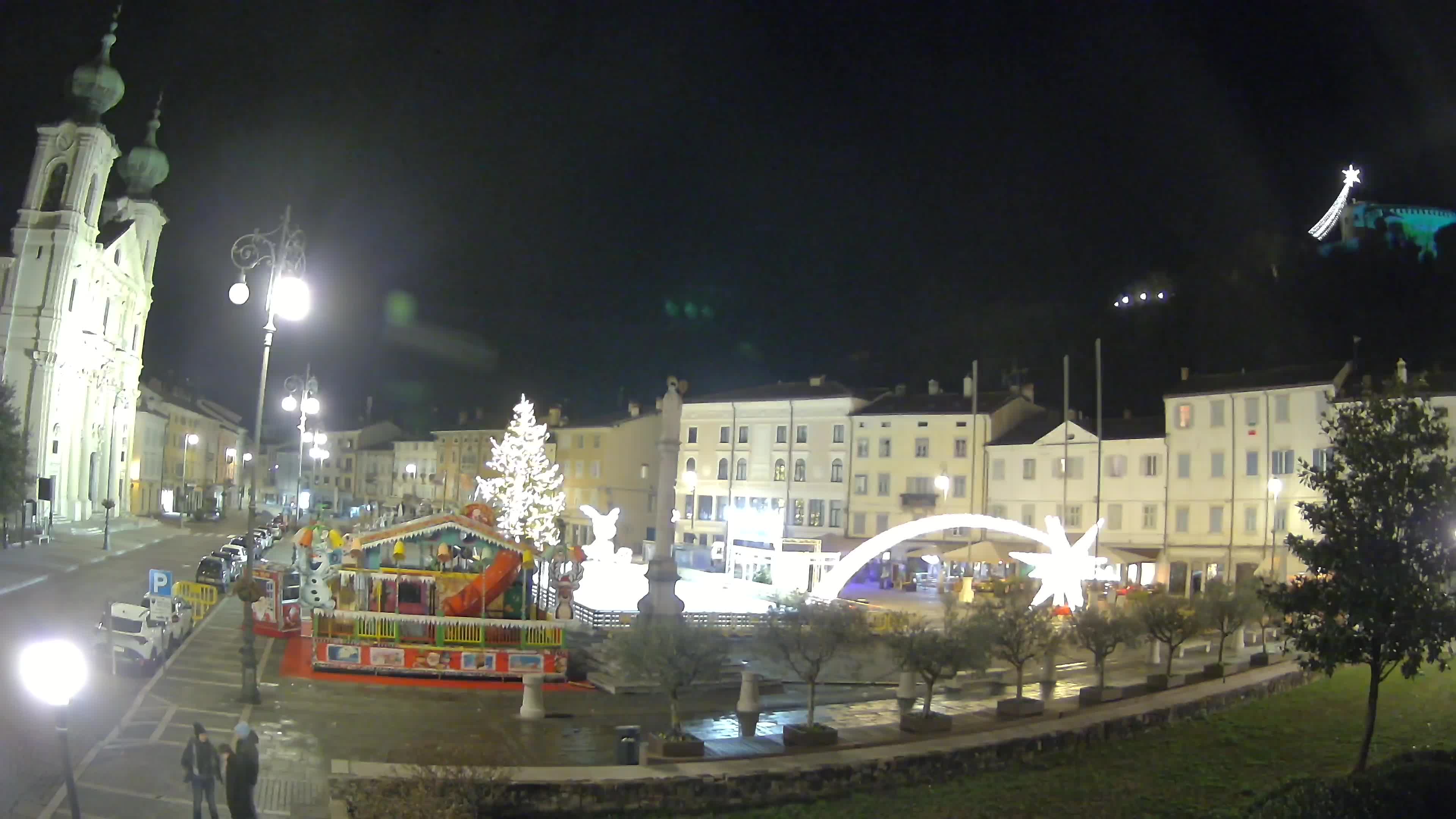 Gorizia – Plaza Vittoria – iglesia de San Pedro. Ignacio