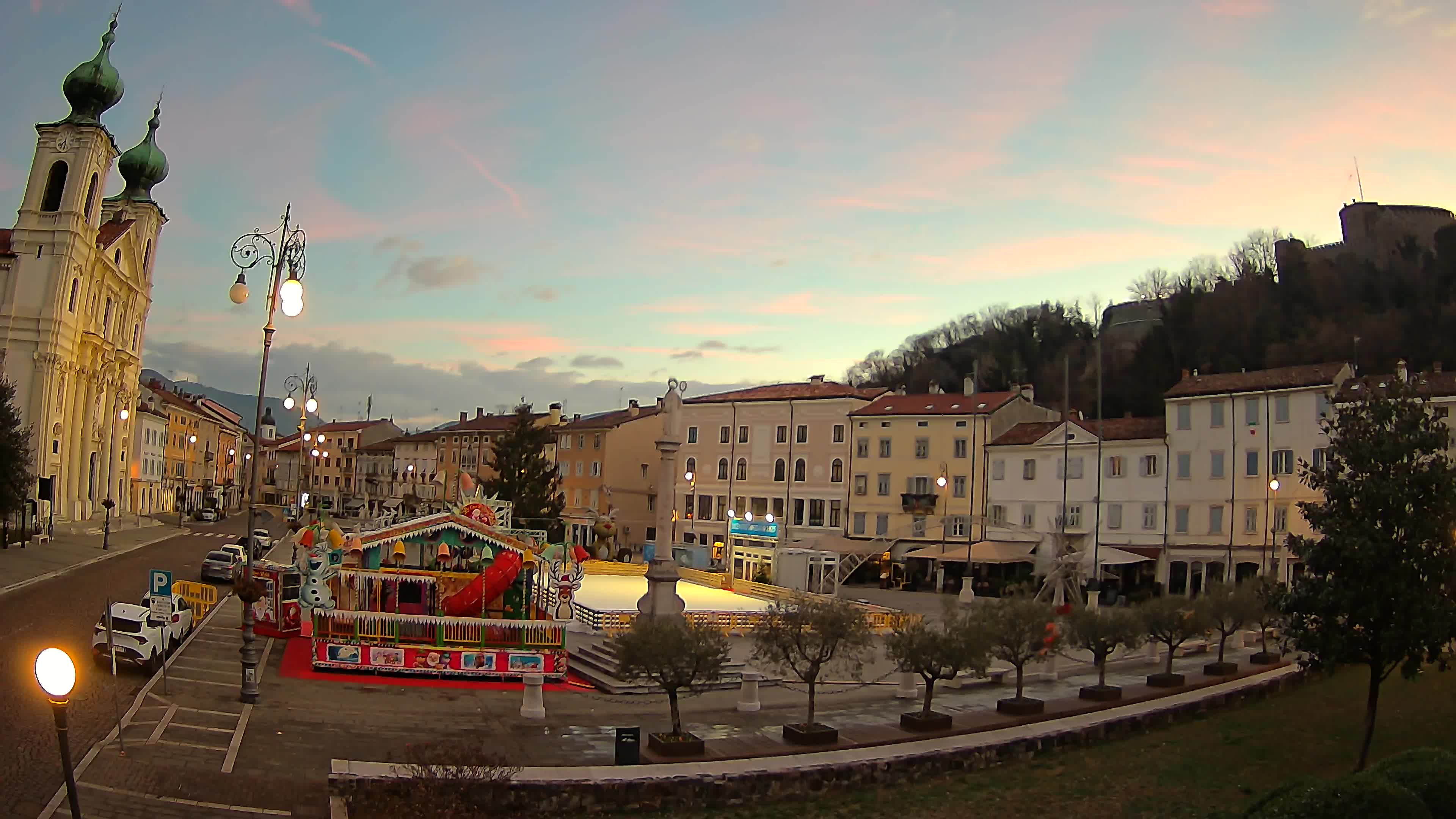 Webcam Gorizia Vittoria square – Church of st. Ignazio