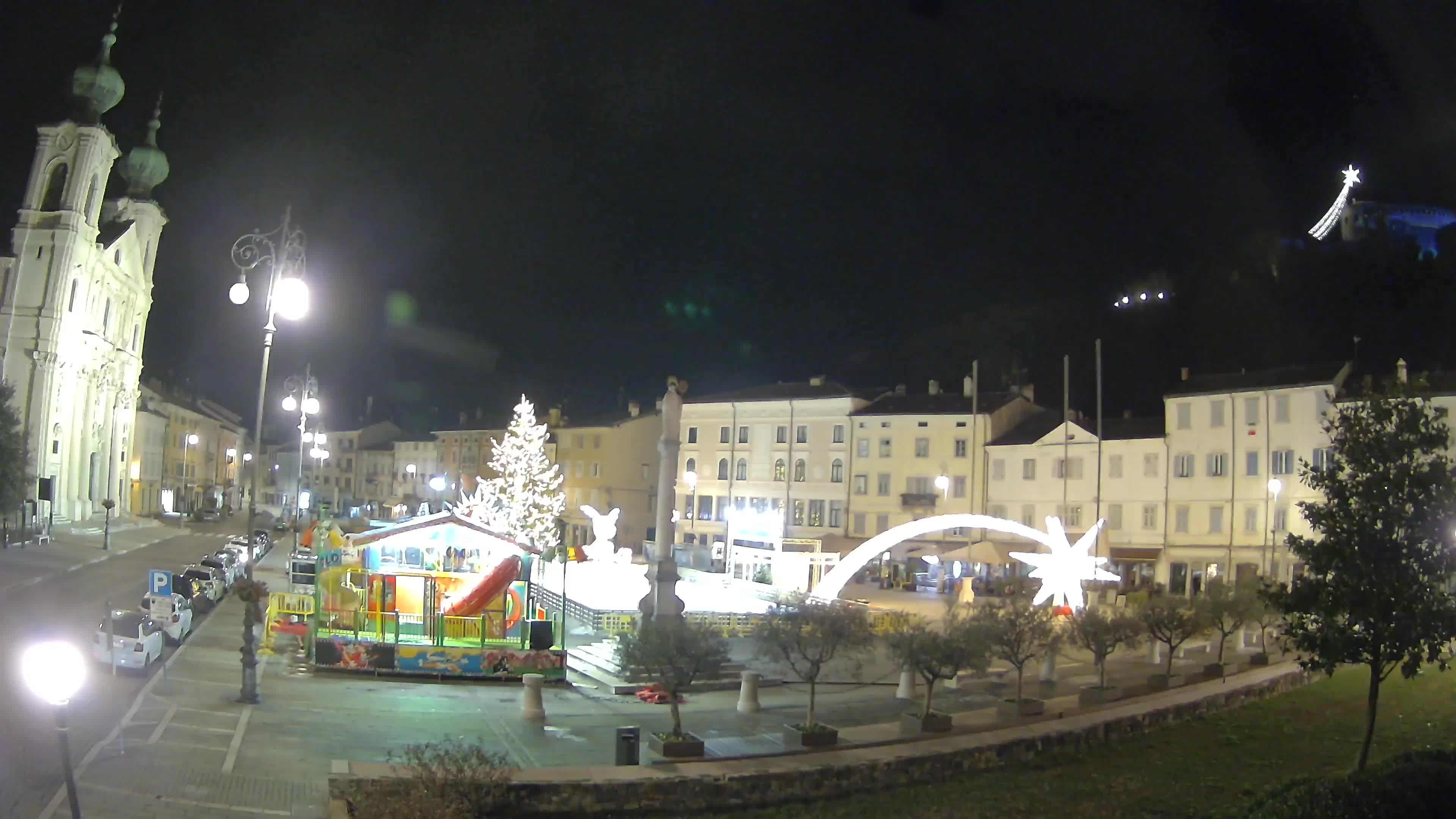 Gorizia – Plaza Vittoria – iglesia de San Pedro. Ignacio