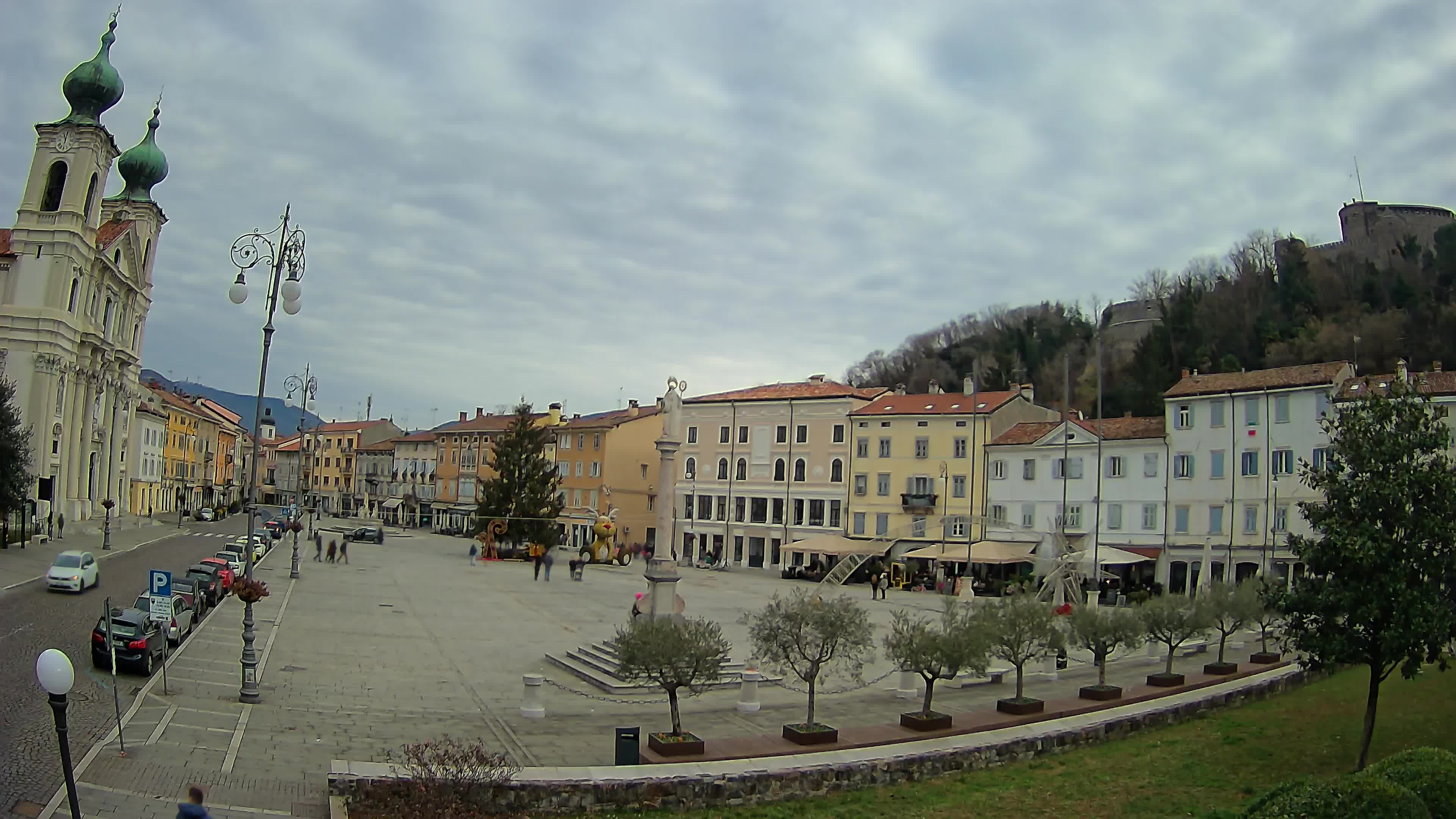 Webcam Gorizia Vittoria square – Church of st. Ignazio