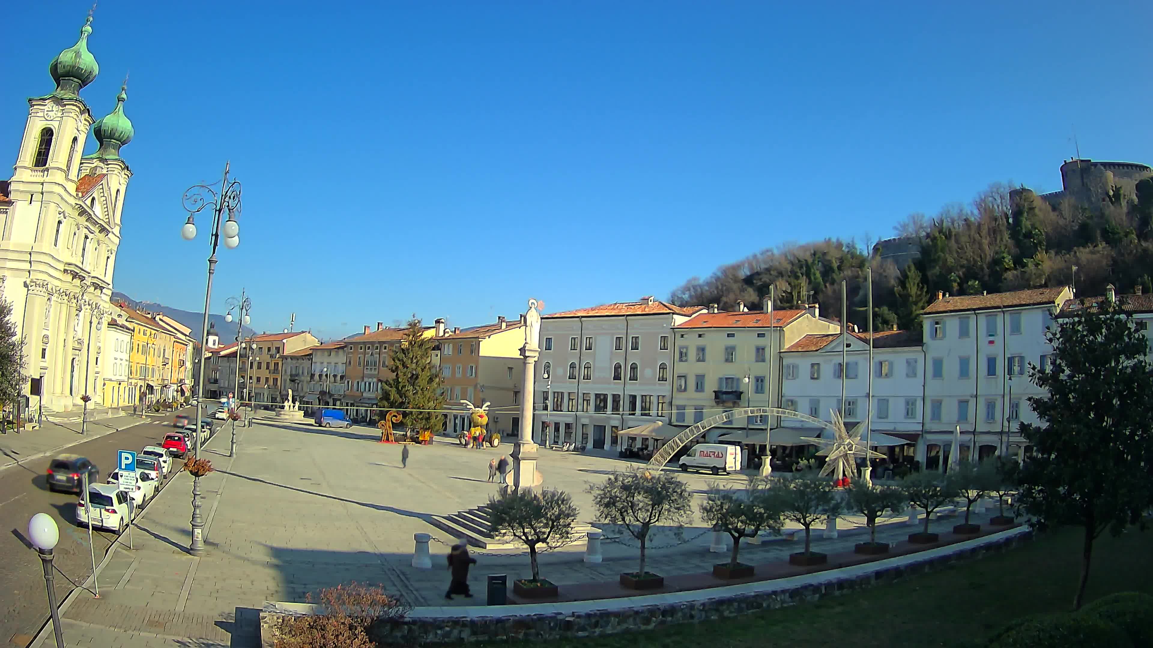 Webcam Gorizia Vittoria square – Church of st. Ignazio