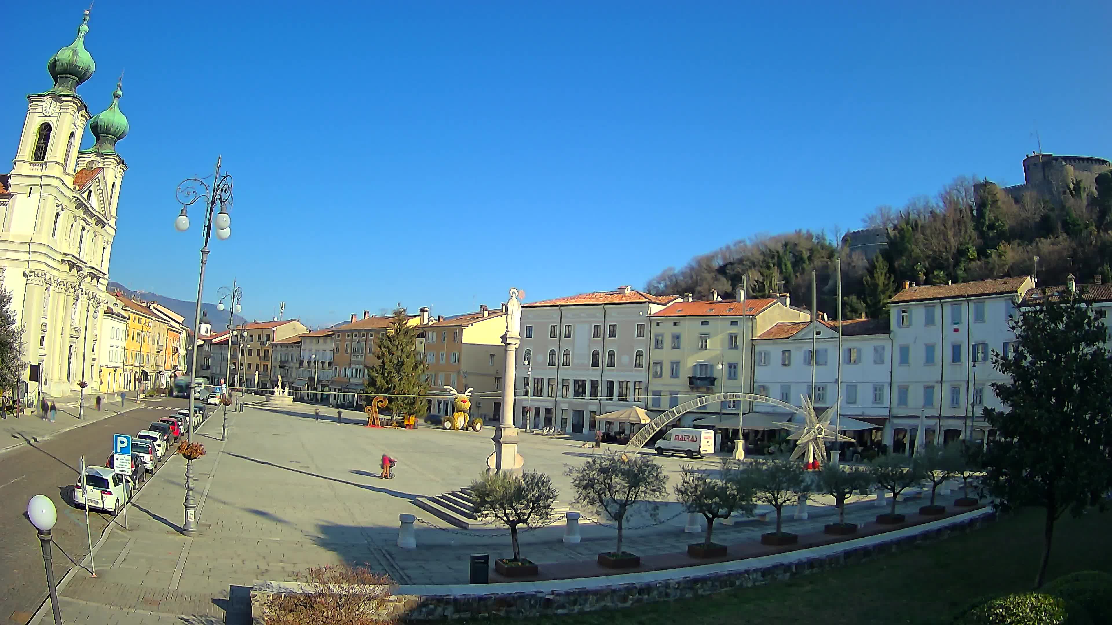 Webcam Gorizia Vittoria square – Church of st. Ignazio