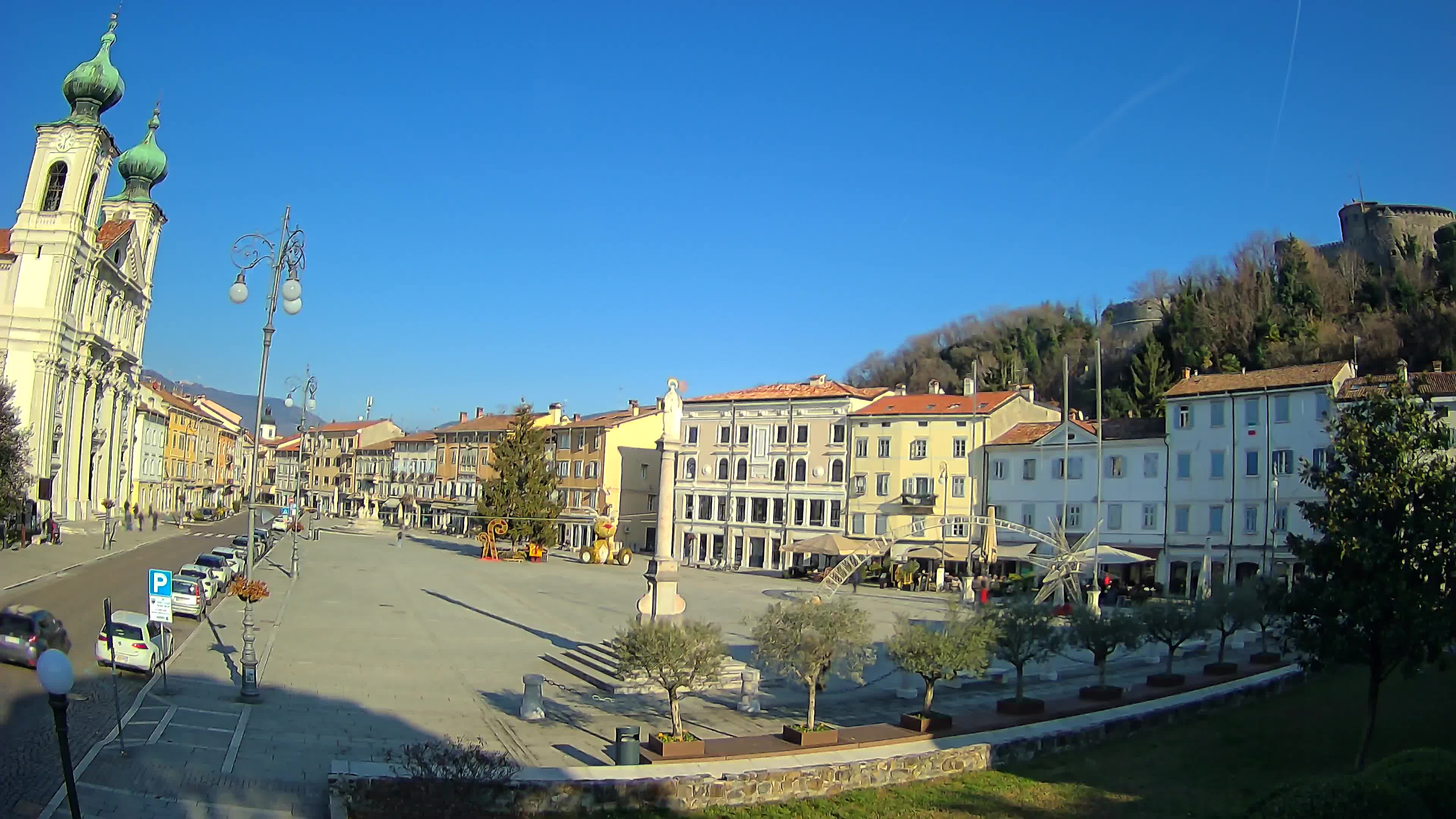 Webcam Gorizia Vittoria square – Church of st. Ignazio