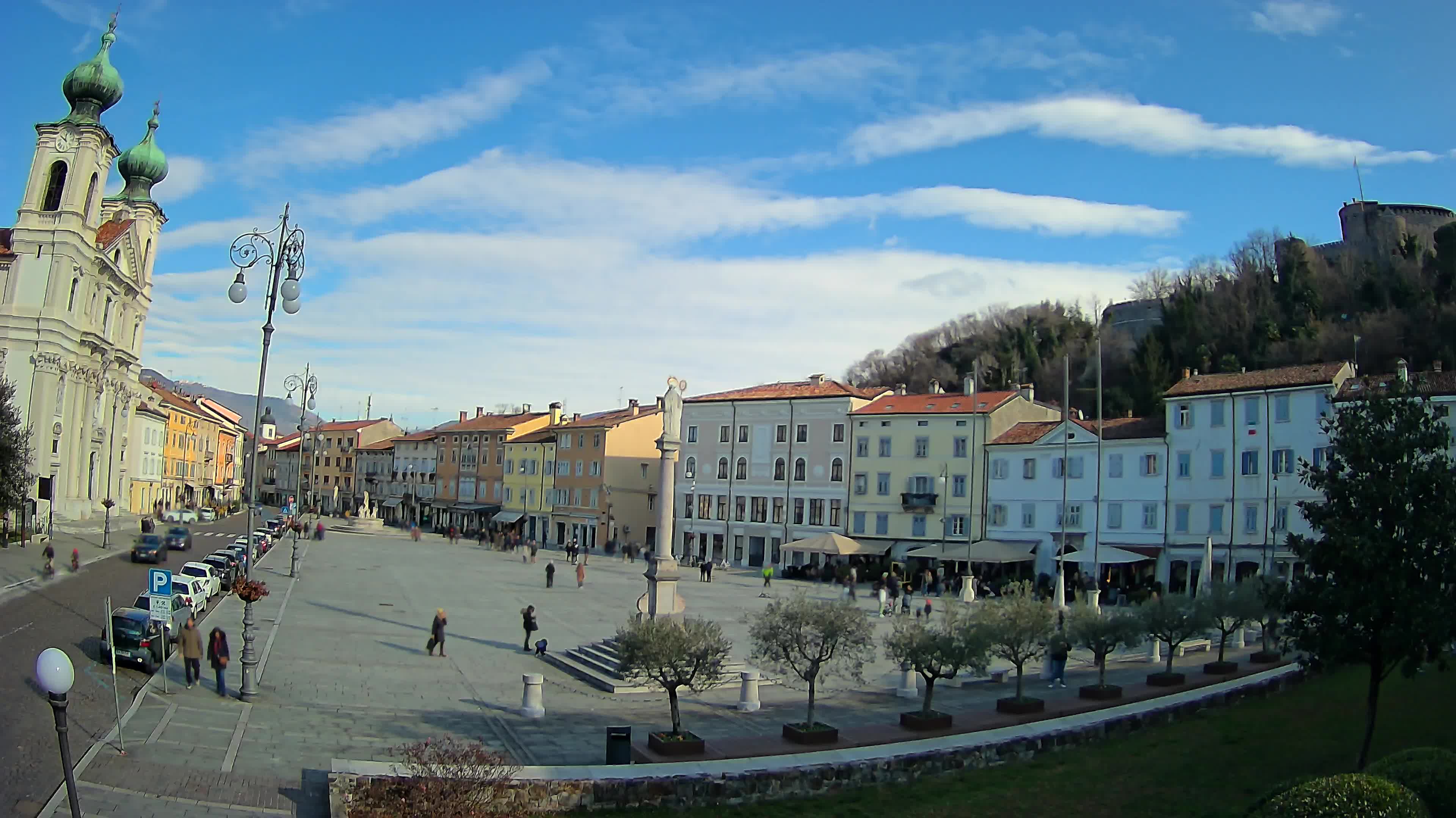 Webcam Gorizia Vittoria square – Church of st. Ignazio