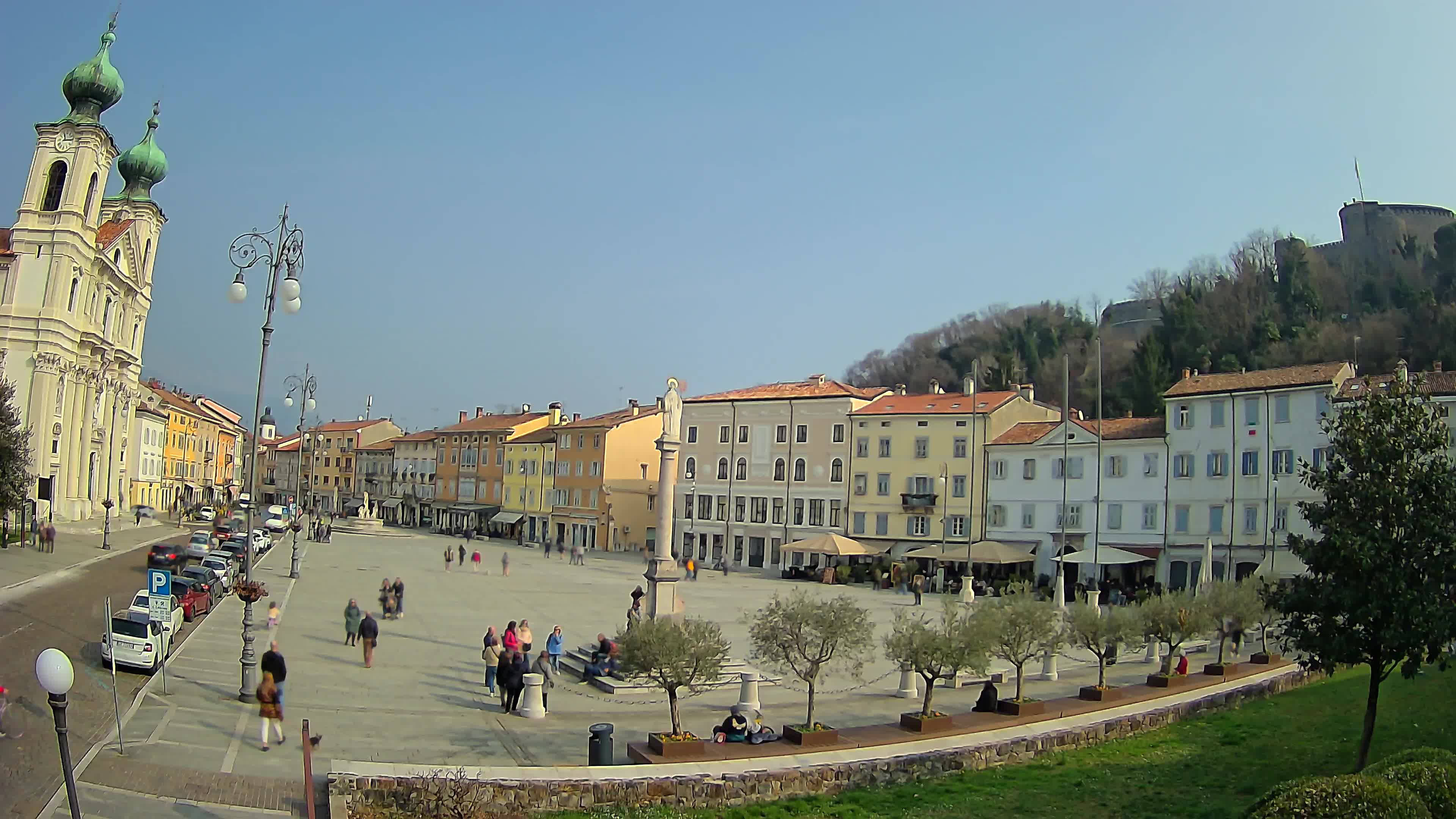 Webcam Gorizia Vittoria square – Church of st. Ignazio